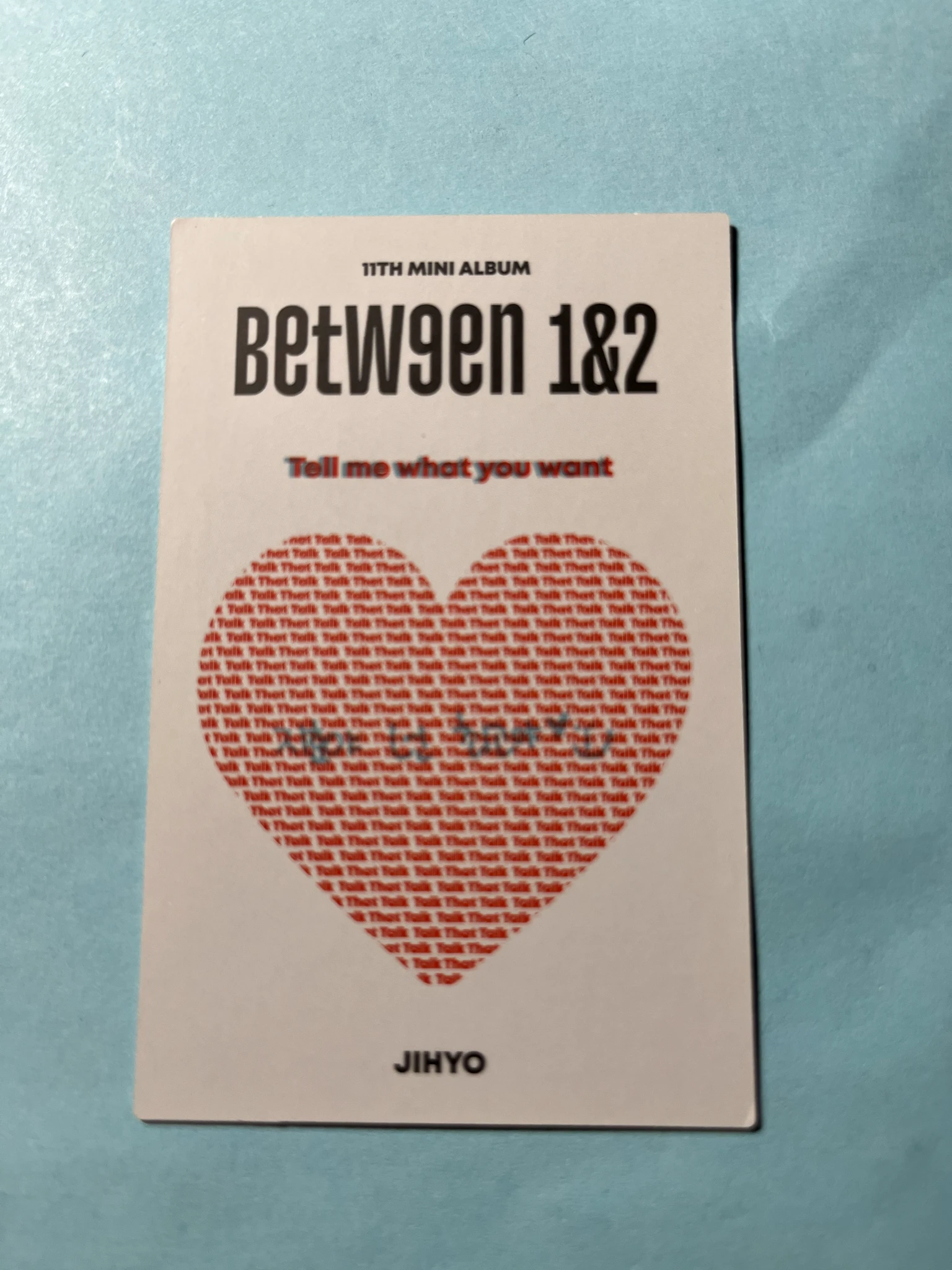 TWICE Jihyo TWICE-Jihyo-Album-BETWEEN 1&2 listing photo 2