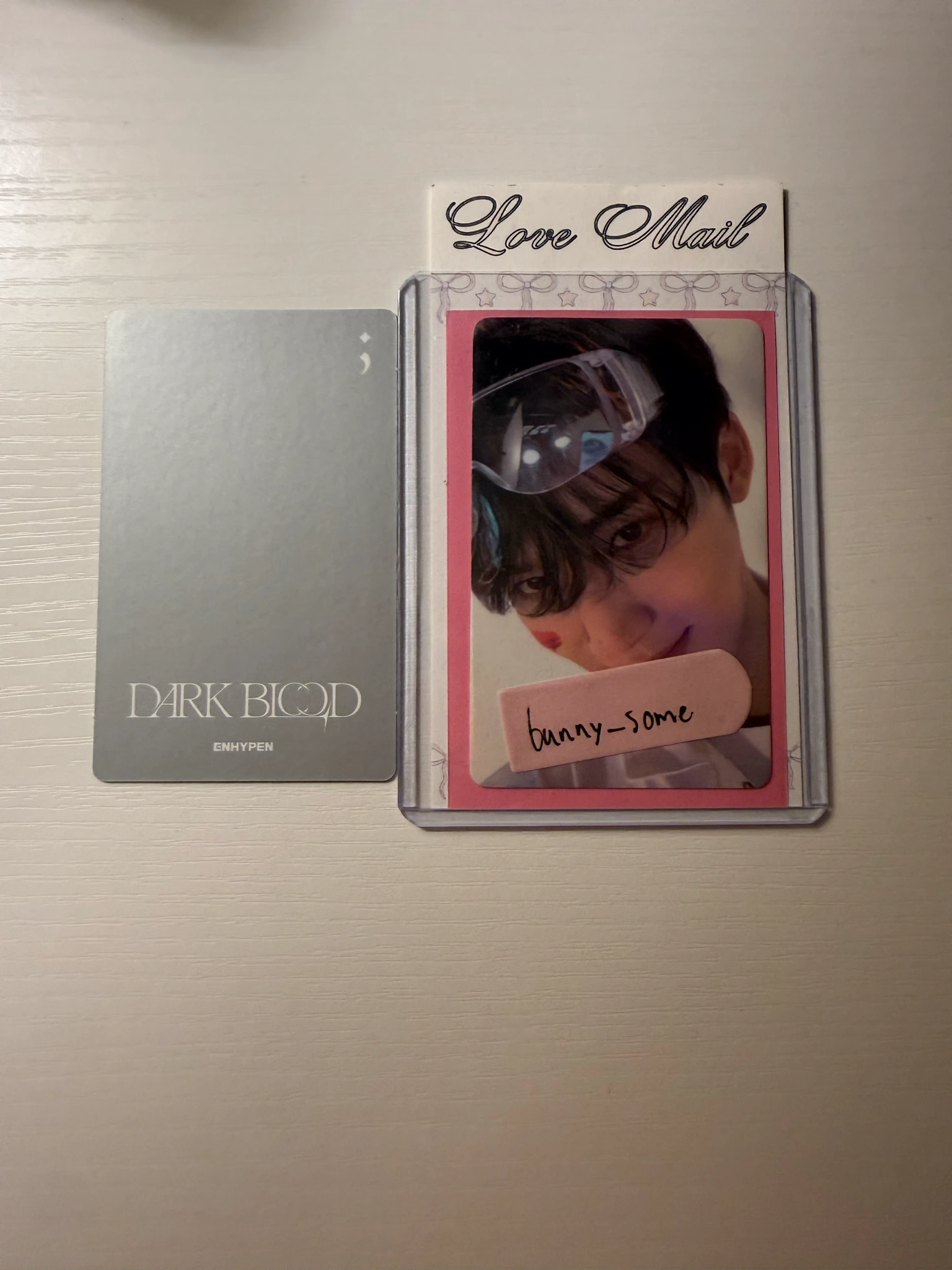 ENHYPEN Jake ENHYPEN - Jake - DARK BLOOD Album engene version album photocard korean album concept version listing photo 2