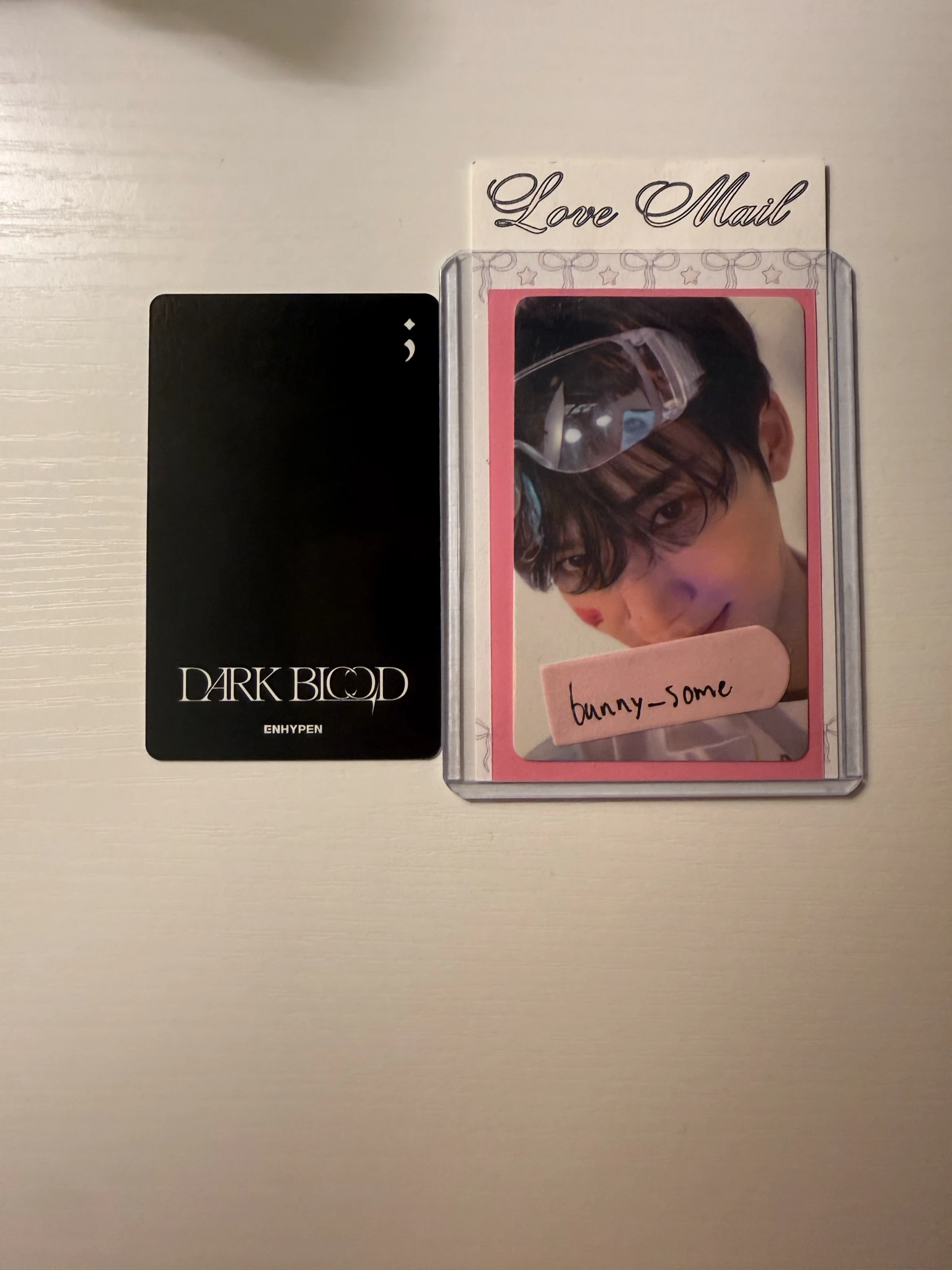 ENHYPEN Jake ENHYPEN - Jake - DARK BLOOD Album weverse album version photocard set concept photocard korean album album photocard listing photo 2