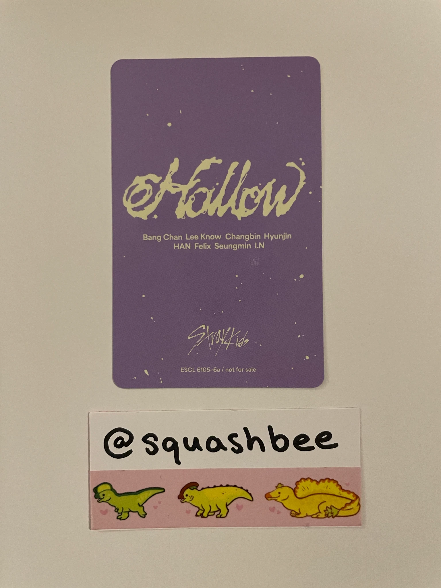 Stray Kids Seungmin Stray Kids - Seungmin - Hollow Album album photocard B version limited edition version 1 listing photo 2