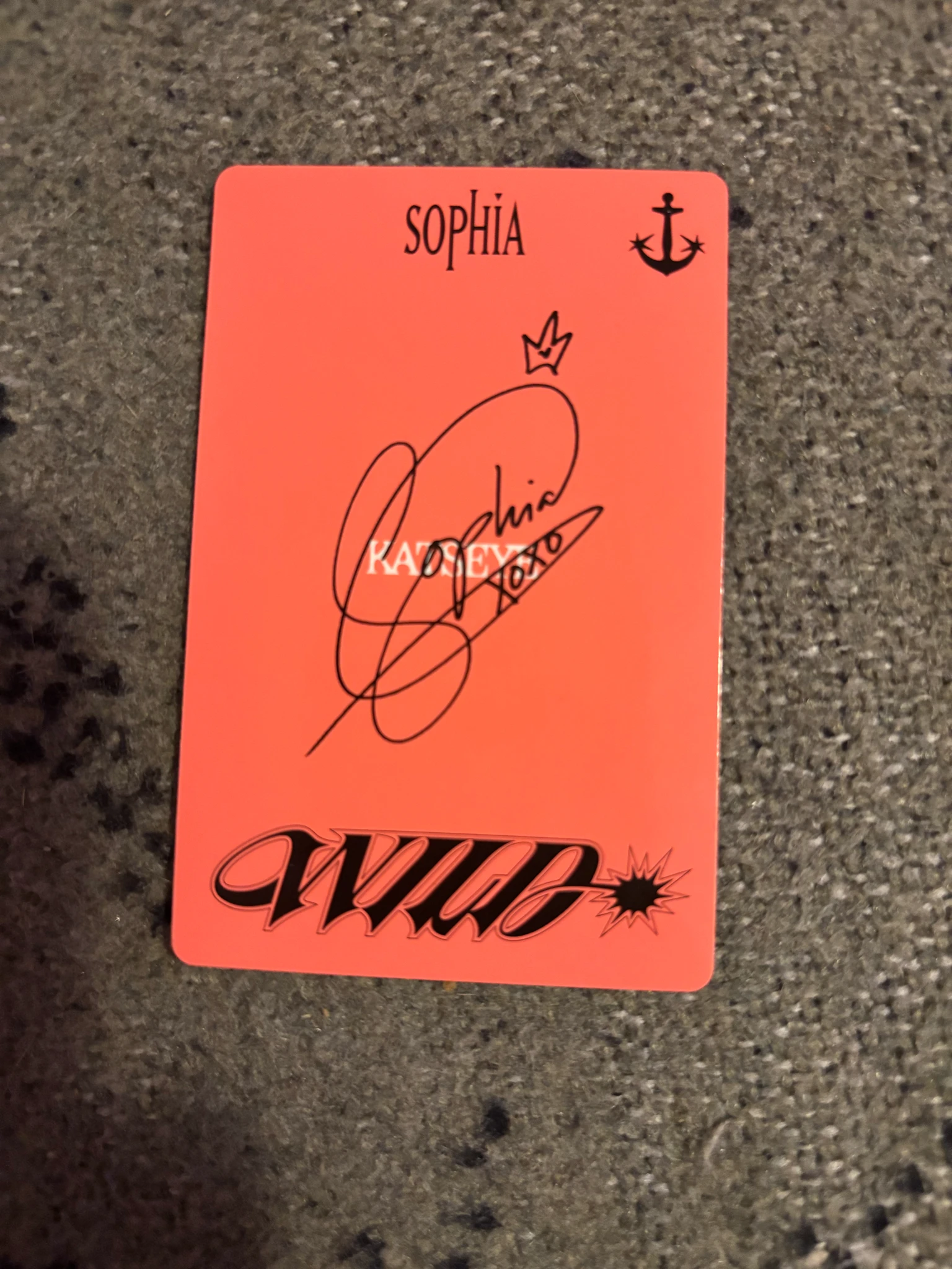 KATSEYE Sophia KATSEYE - Sophia - WILD Album wild heart version album photocard listing photo 2