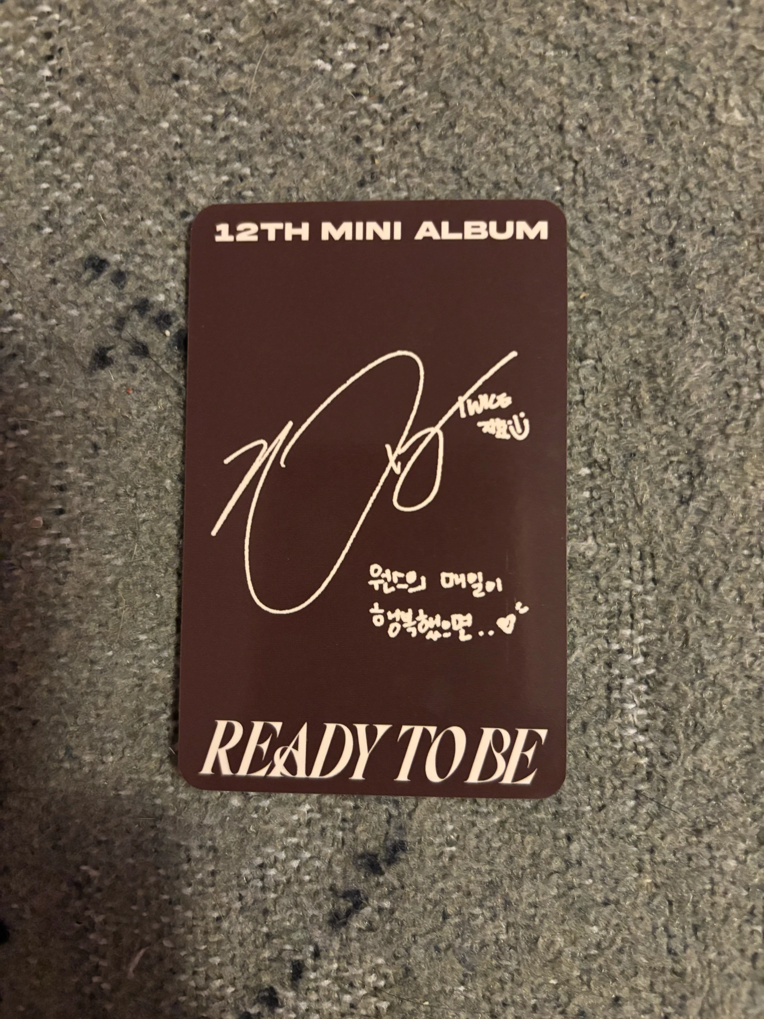 TWICE Jihyo TWICE-Jihyo-Album-READY TO BE listing photo 2