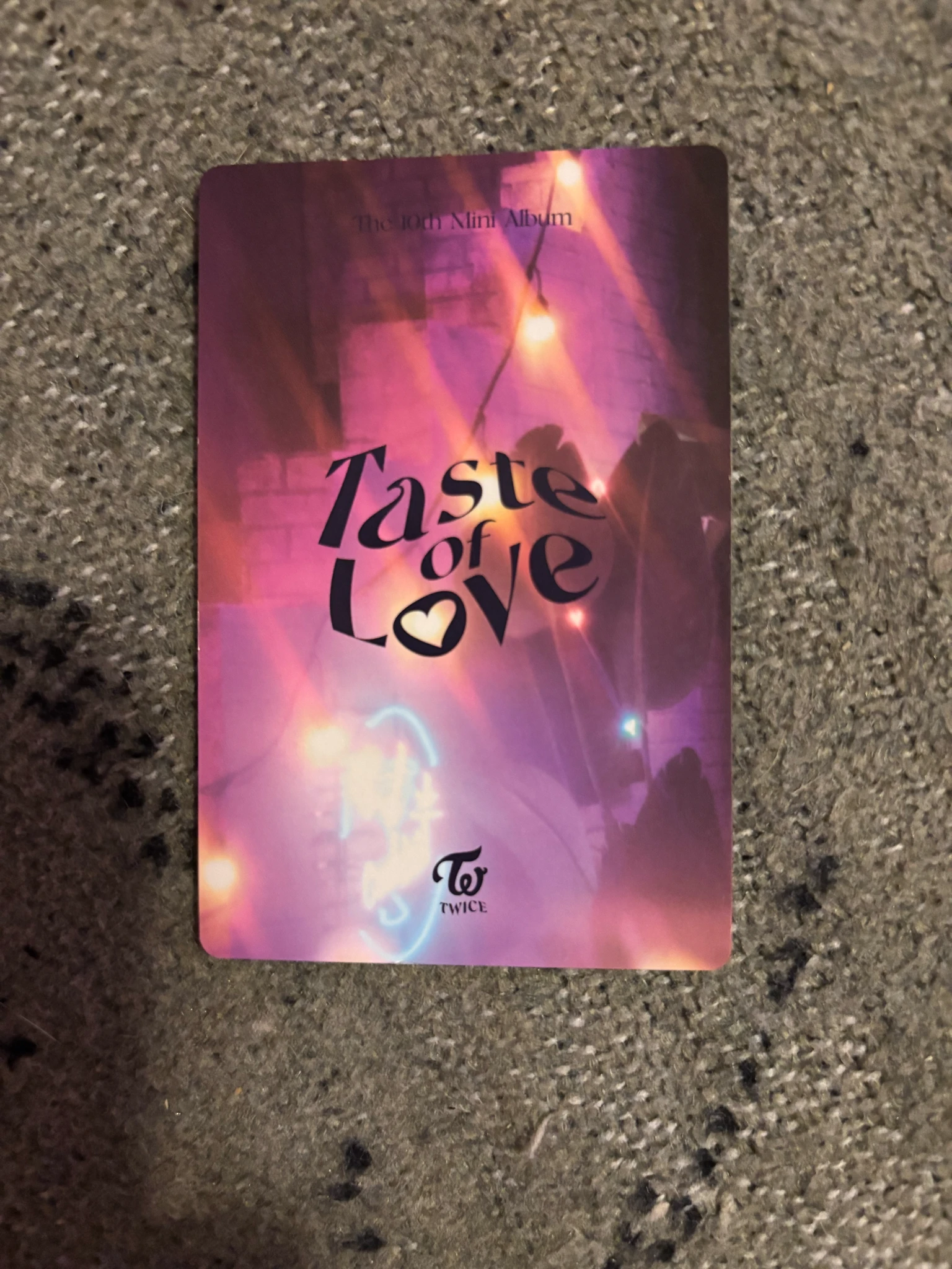 TWICE TWICE - Nayeon - Taste of Love Album pob (pre-order benefit) photocard set fallen version listing photo 2