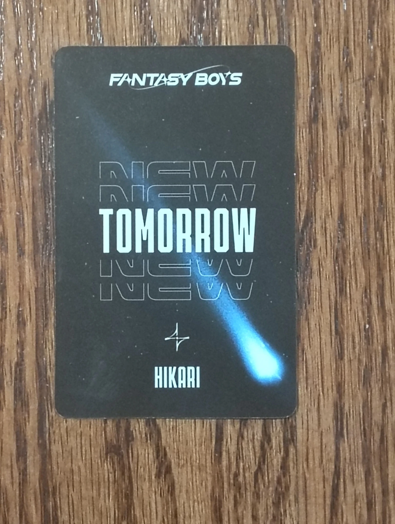 FANTASY BOYS  Hikari  FANTASY BOYS  - Hikari  - NEW TOMORROW  Album album photocard A version listing photo 2