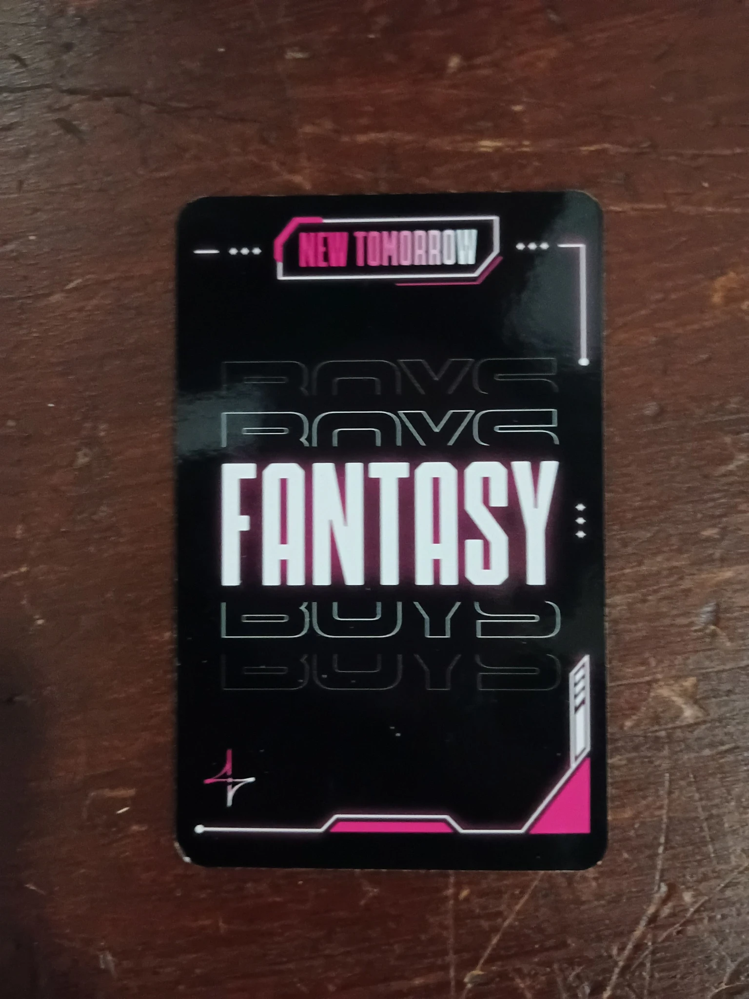 FANTASY BOYS  Hikari  FANTASY BOYS  - Hikari  - NEW TOMORROW  Album album photocard platform version listing photo 2