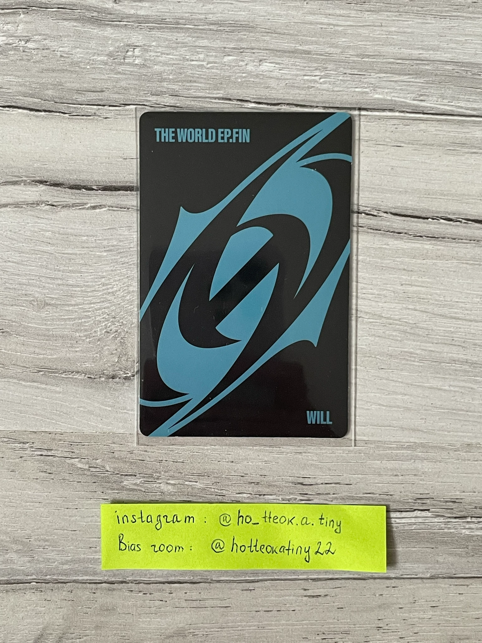 ATEEZ Hongjoong ATEEZ - Hongjoong - THE WORLD EP.FIN: WILL Album album photocard listing photo 2