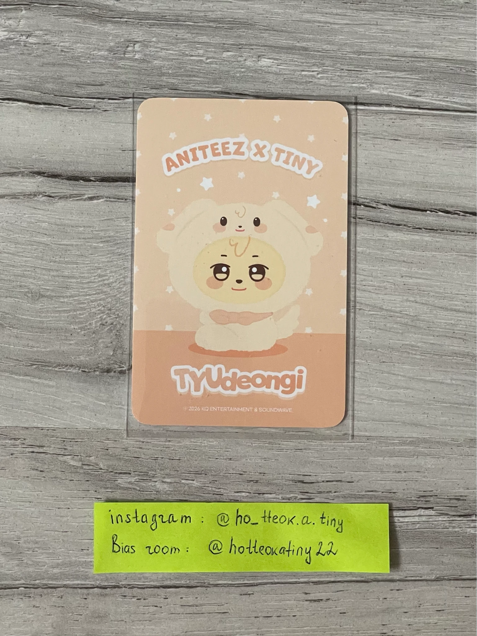 ATEEZ Yunho ATEEZ - Yunho - ANITEEZ IN COLOR Other merch photocard keyring doll/figure listing photo 2