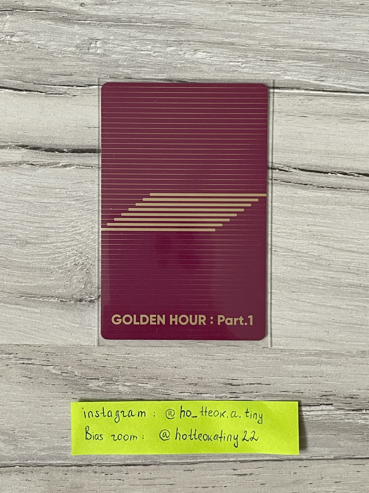 ATEEZ Yunho ATEEZ - Yunho - Golden Hour : Part.1 Album album photocard digipack version listing photo 2