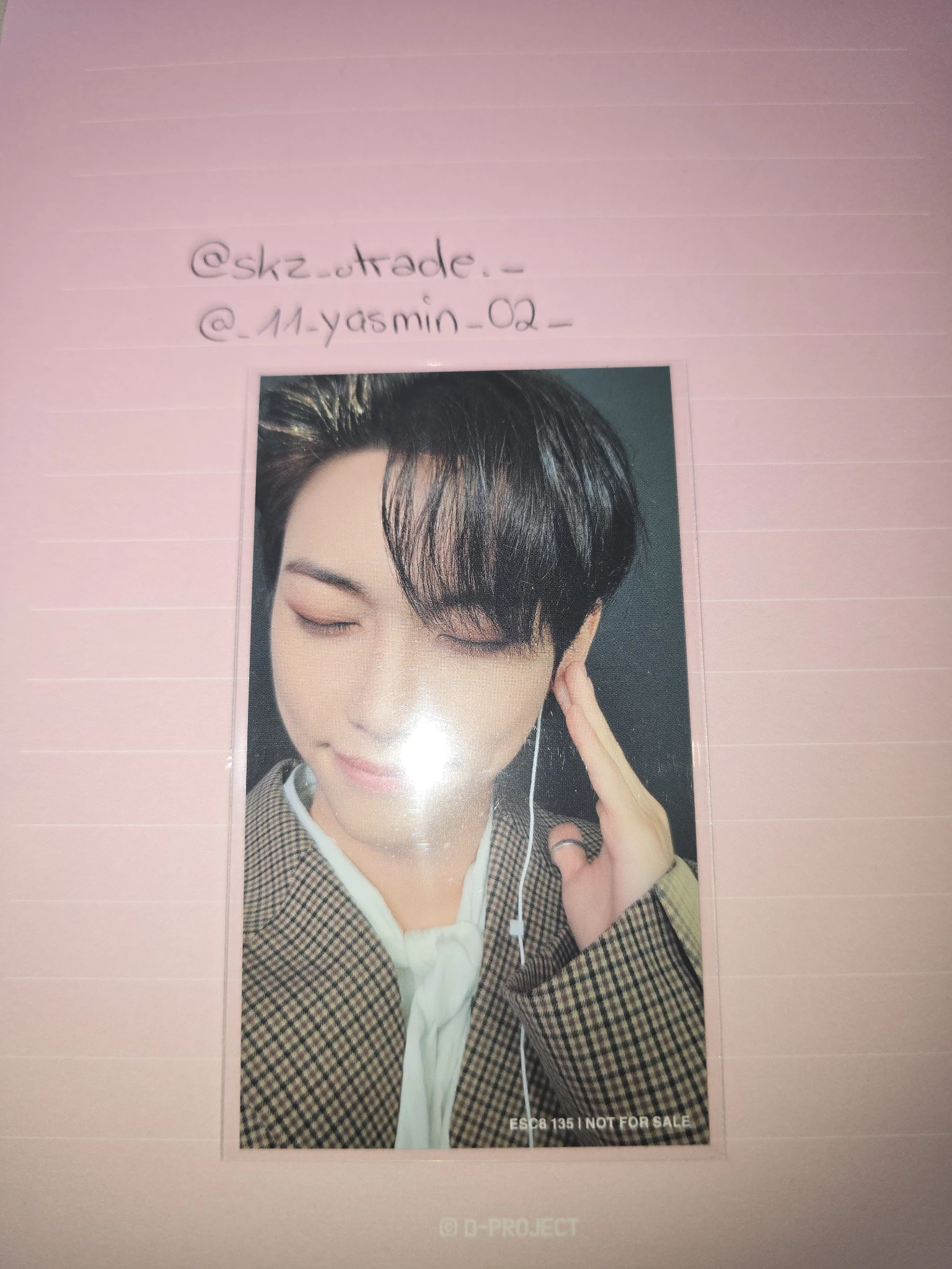 Stray Kids Felix Stray Kids - Felix - The Sound Album album photocard jpfc (japan fanclub) double-sided front side listing photo 2