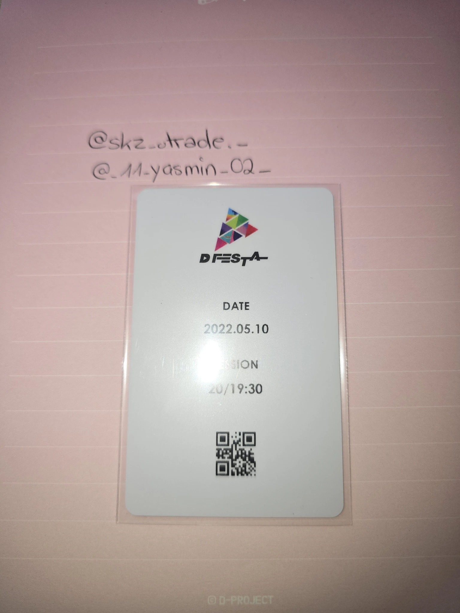 Stray Kids HAN Stray Kids - HAN - D'FESTA 2022 Other entrance / attendance benefit pvc card FPO listing photo 2