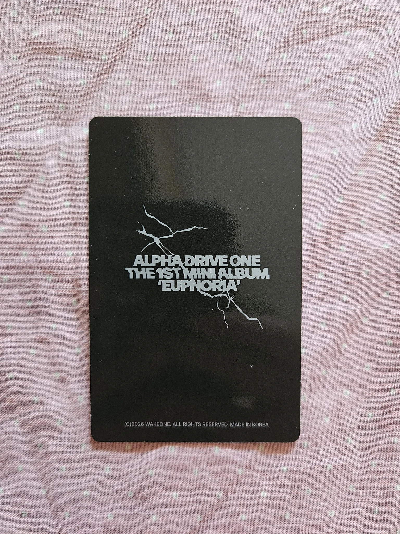 ALPHA DRIVE ONE Xinlong ALPHA DRIVE ONE - Xinlong - EUPHORIA Album merch photocard trading card freak alarm version listing photo 2
