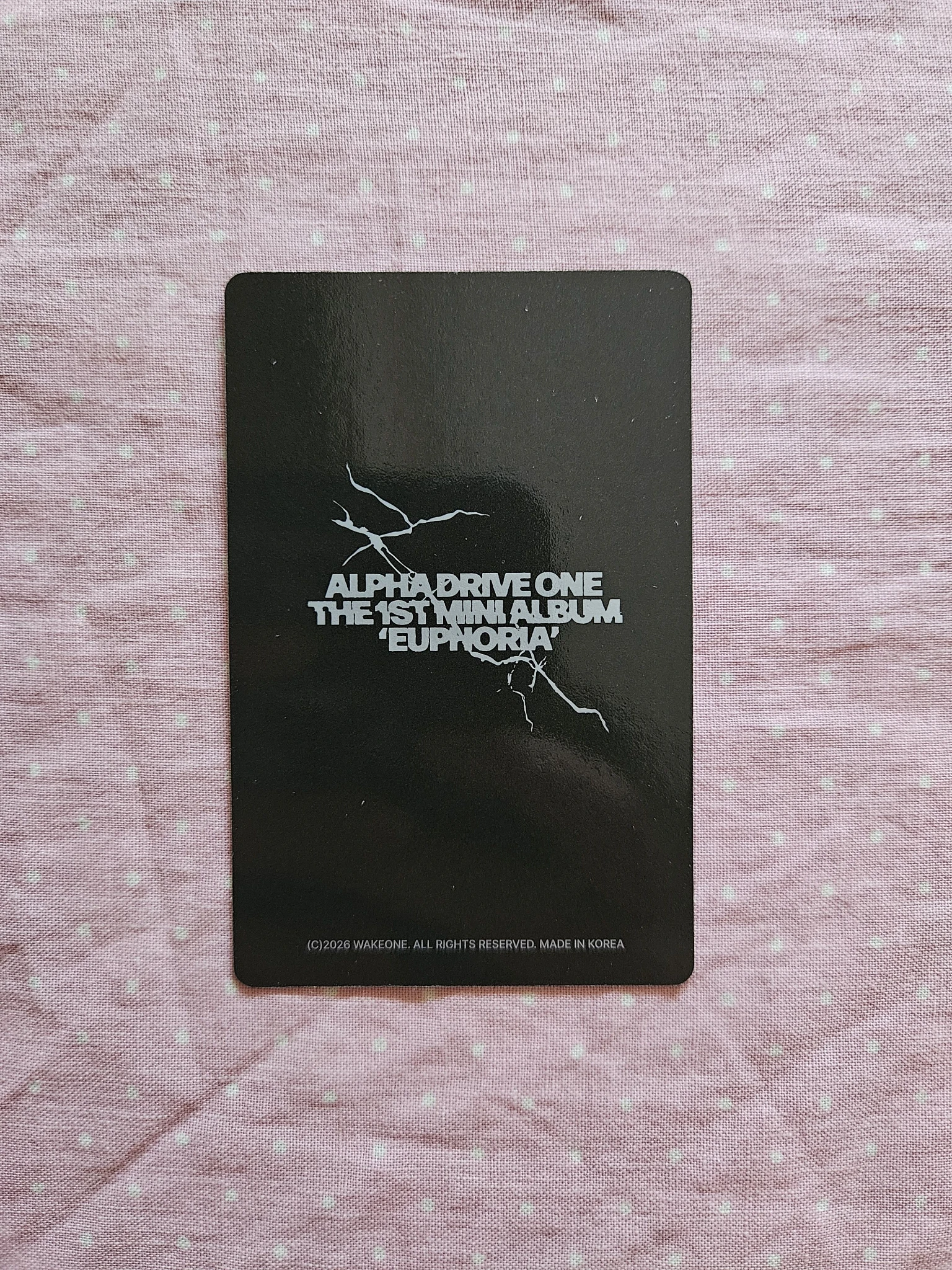 ALPHA DRIVE ONE Geonwoo ALPHA DRIVE ONE - Geonwoo - EUPHORIA Album lucky draw freak alarm version merch listing photo 2