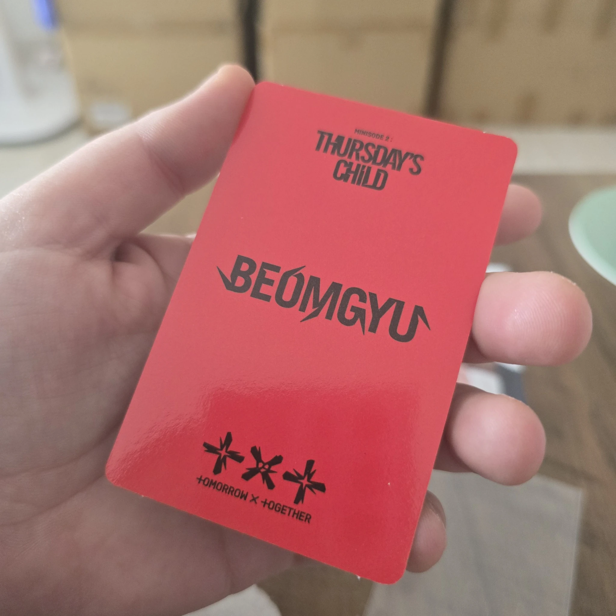 TOMORROW X TOGETHER Beomgyu TOMORROW X TOGETHER - Beomgyu - Minisode 2: Thursday's Child Album album photocard mess ver. listing photo 2