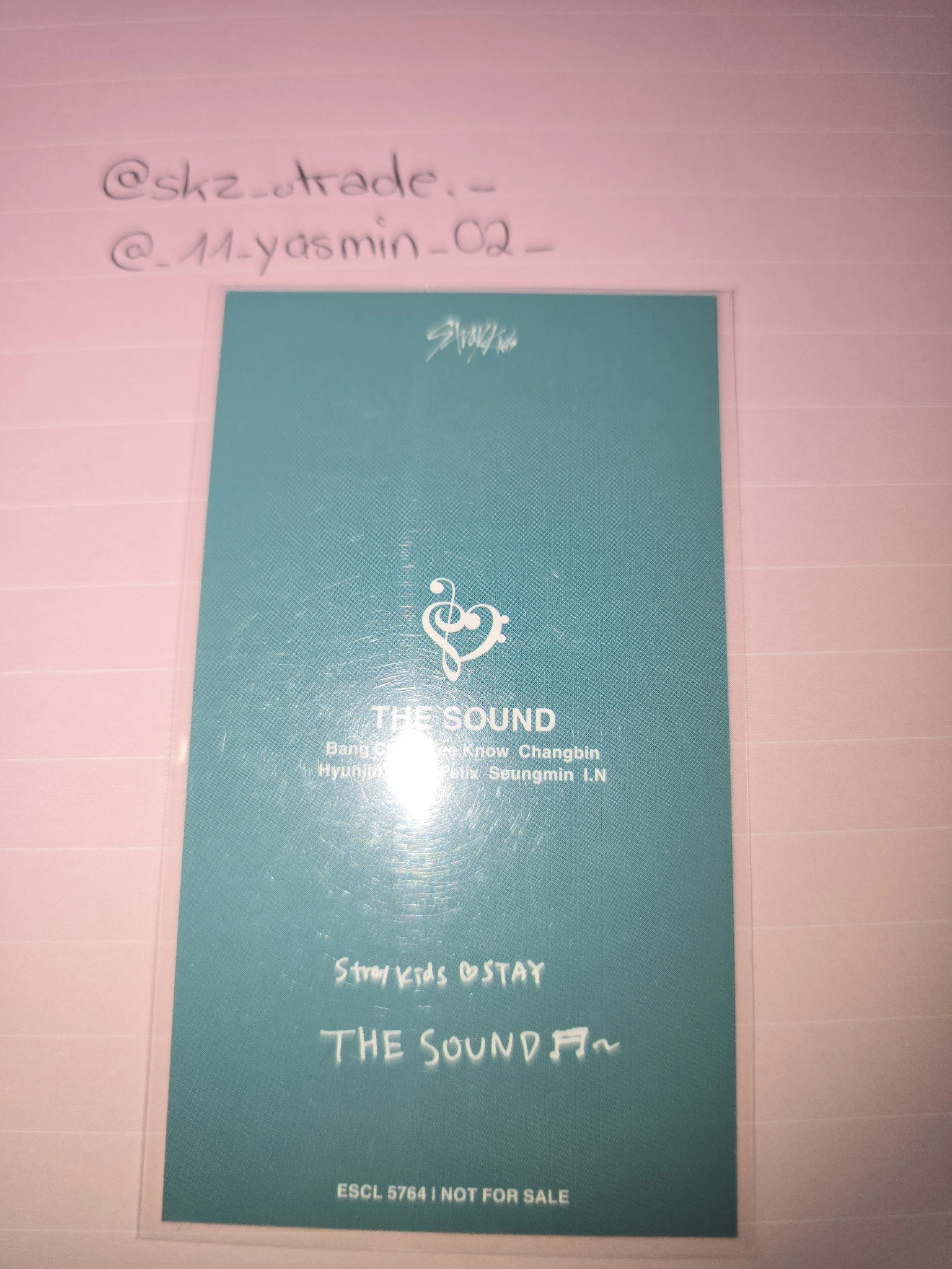 Stray Kids Changbin Stray Kids - Changbin - The Sound Album album photocard regular version listing photo 2