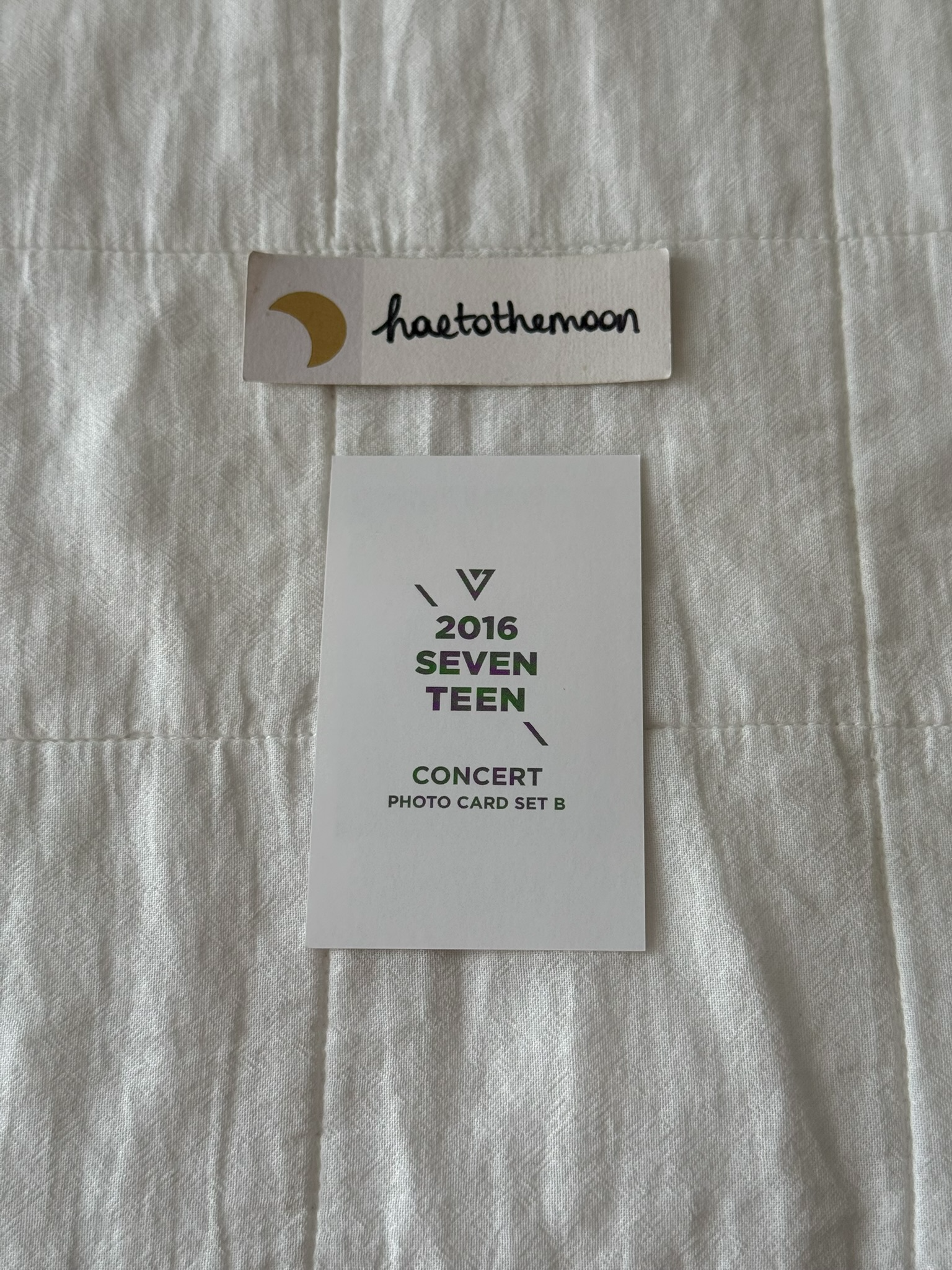 SEVENTEEN Joshua SEVENTEEN - Joshua - [LIKE SEVENTEEN] BOYS WISH ENCORE CONCERT Event polaroid trading card B version listing photo 2