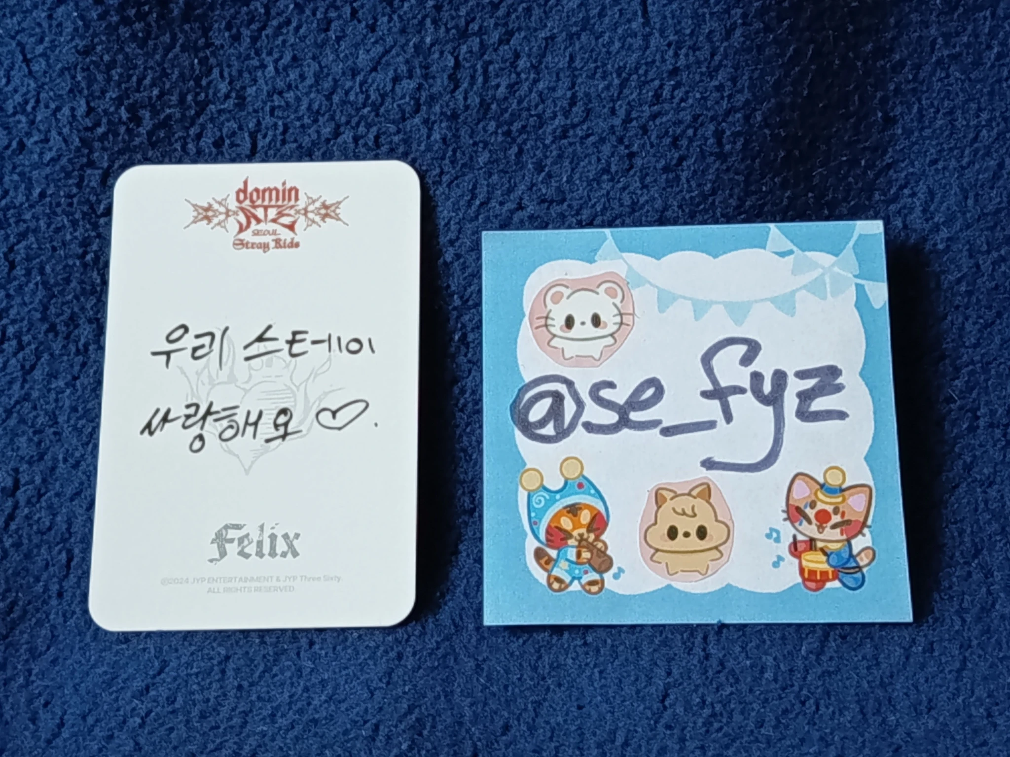 Stray Kids Felix Stray Kids - Felix - DominATE World Tour Event jyp/fans shop seoul purchase benefit pop-up cafe event listing photo 2