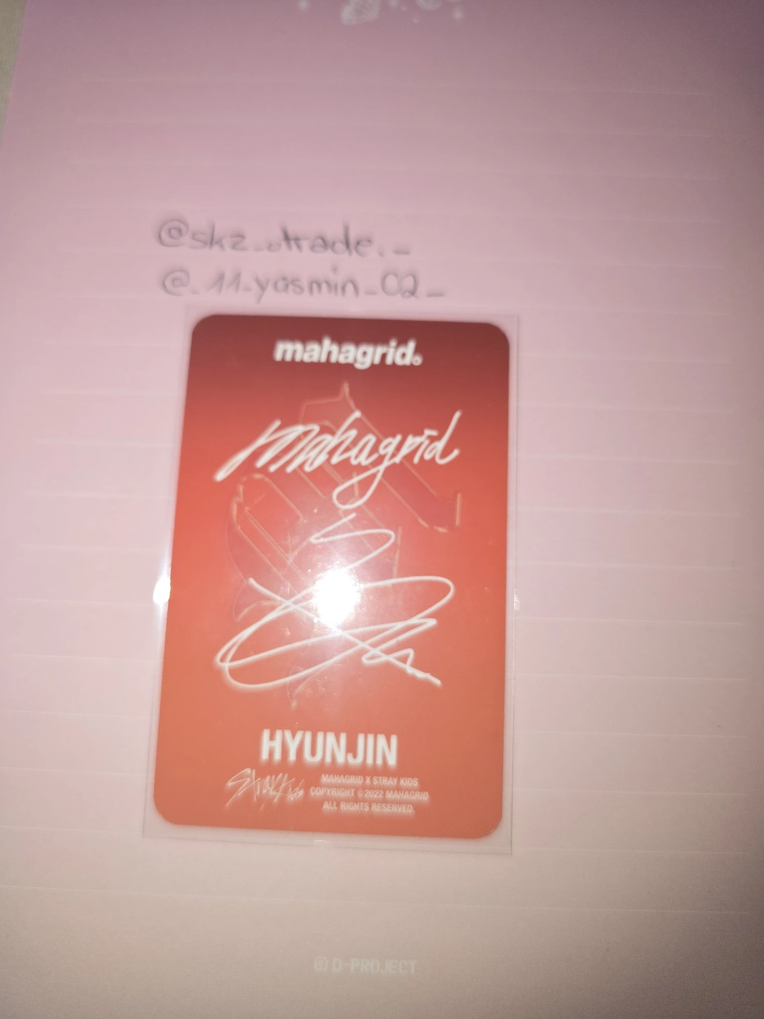 Stray Kids Hyunjin Stray Kids - Hyunjin - Mahagrid x Stray Kids Other round 3 listing photo 2