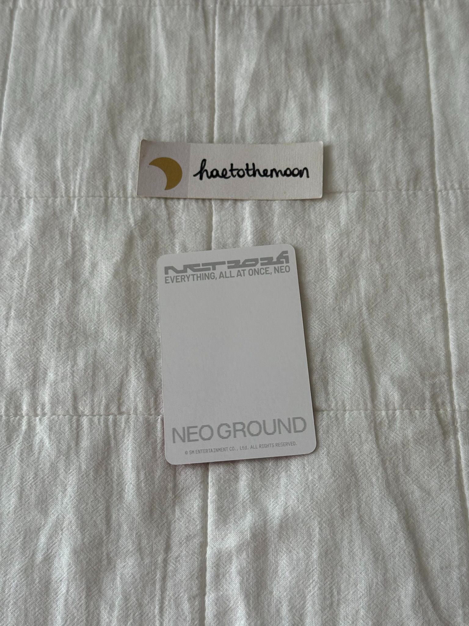 NCT Kun NCT - Kun - 10TH ANNIVERSARY [NCT 2026] POP UP: NEO GROUND Event ground version merch photocard selfie trading card listing photo 2