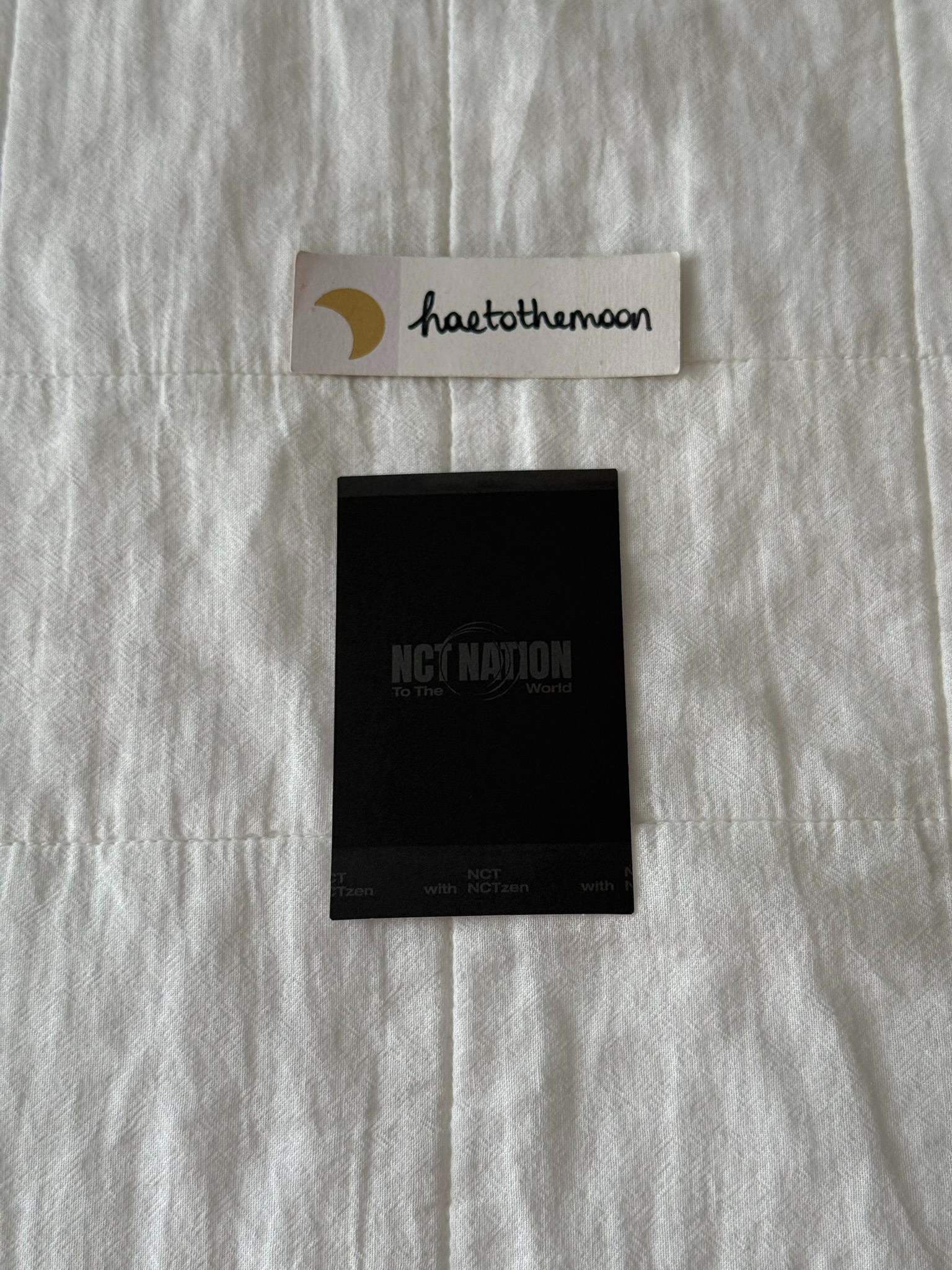 NCT Hendery NCT - Hendery - NCT NATION: To The World Event dvd inclusion polaroid polaroid set listing photo 2