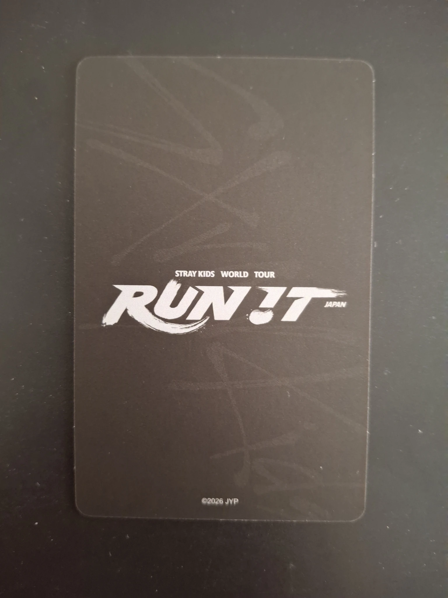 Stray Kids Felix Stray Kids - Felix - RUN IT World Tour Event A version japan merch photocard polaroid item set listing photo 2