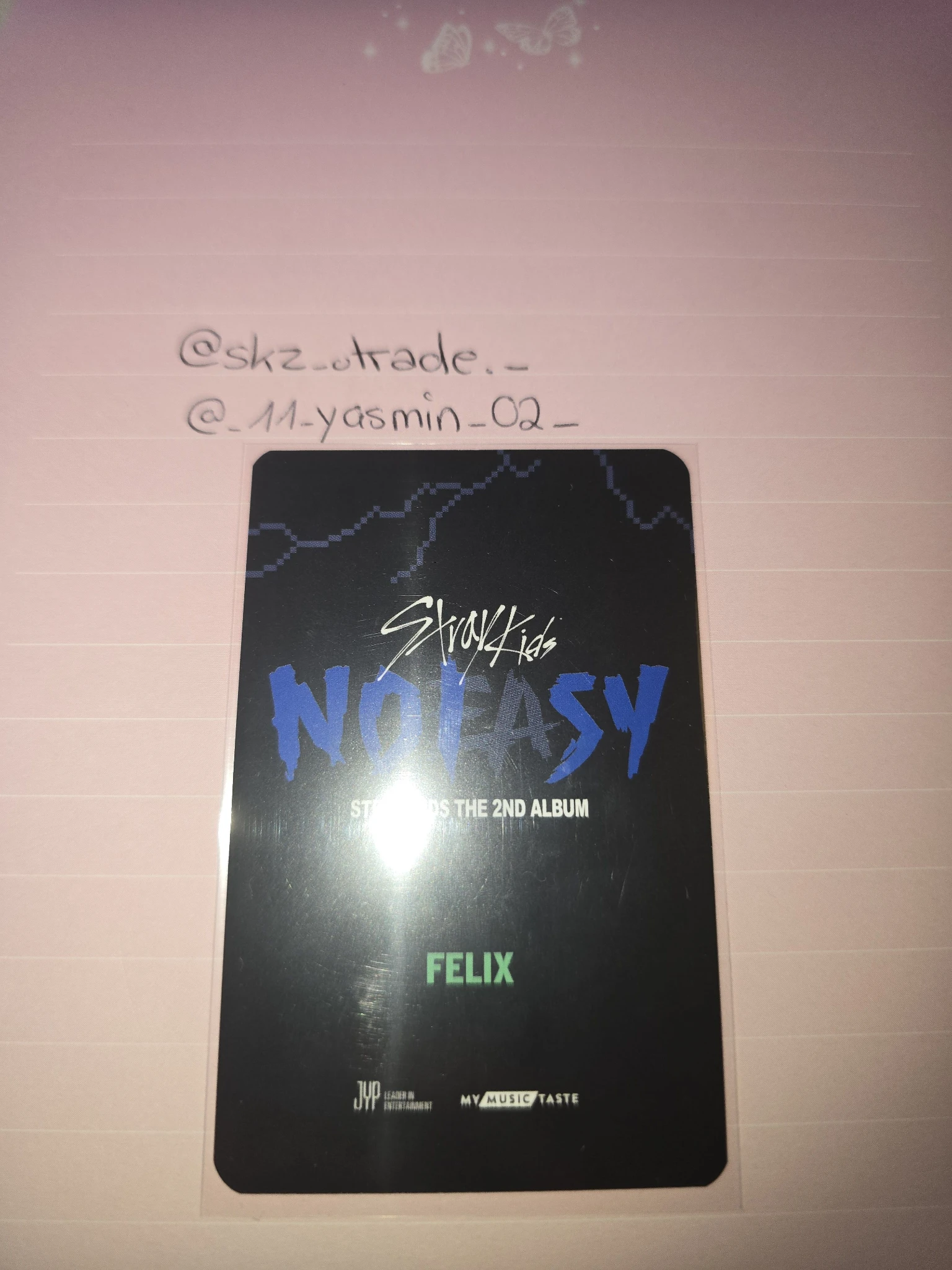 Stray Kids Felix Stray Kids - Felix - NoEasy Album pre-order benefit my music taste video call listing photo 2
