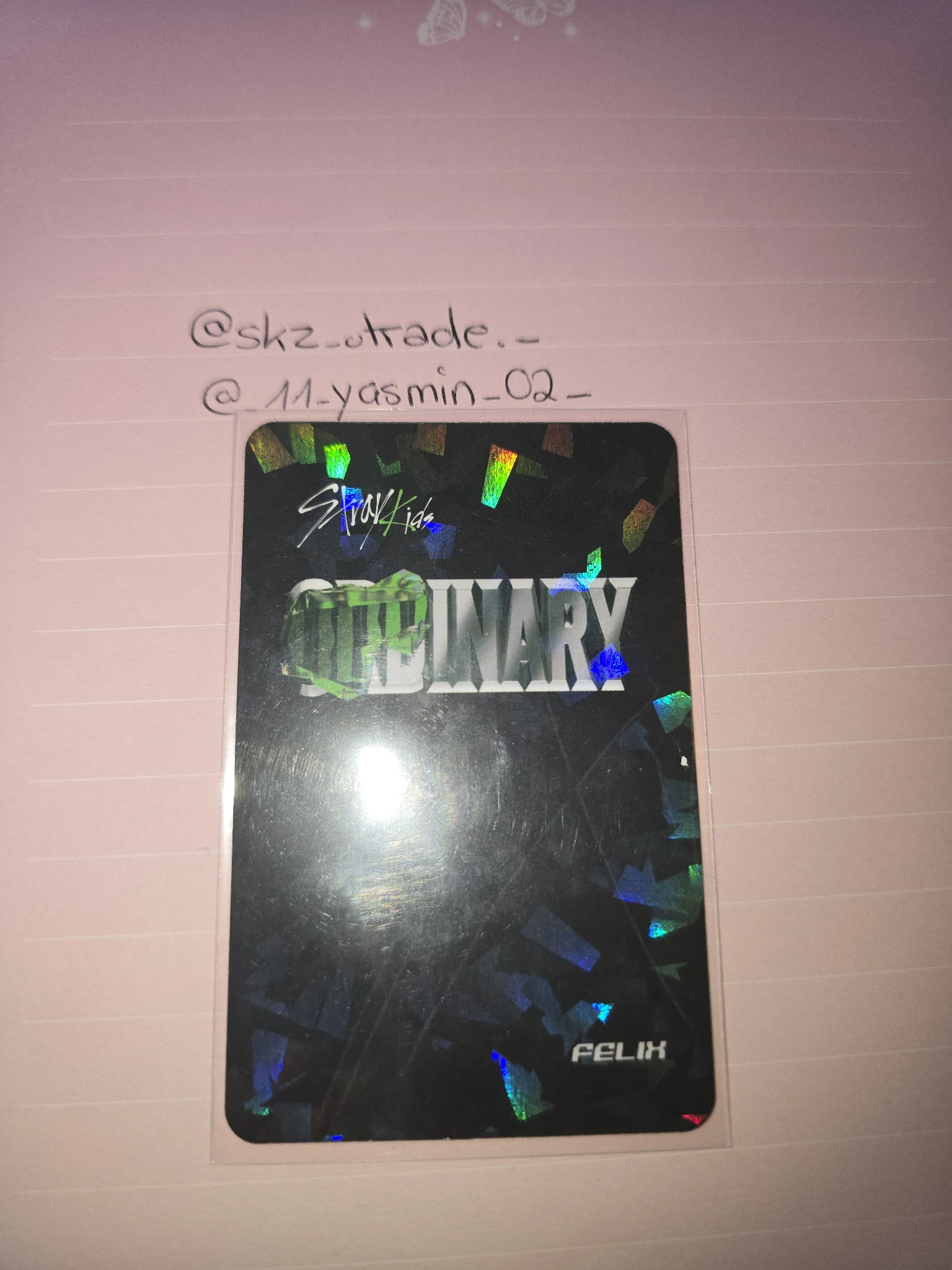 Stray Kids Felix Stray Kids - Felix - Oddinary Album pre-order benefit (pob) soundwave holographic (hologram) listing photo 2