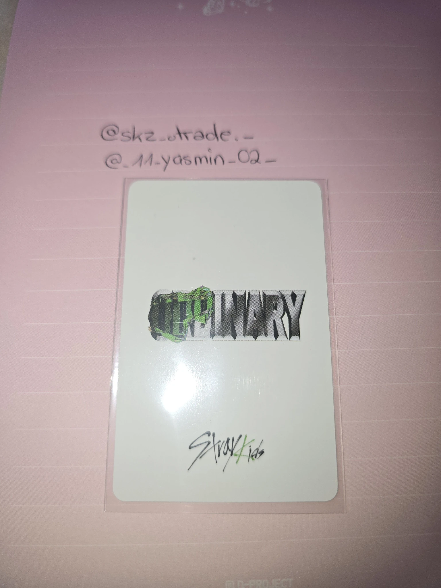 Stray Kids Felix Stray Kids - Felix - Oddinary Album pre-order benefit (pob) musicplant holographic (hologram) listing photo 2