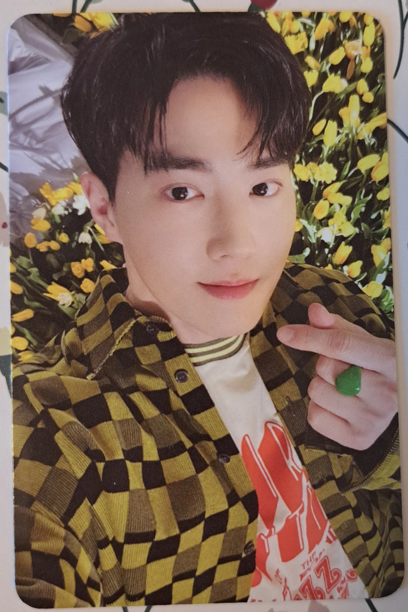EXO Suho EXO - Suho - Grey Suit Album grey version album photocard solo album listing photo 2