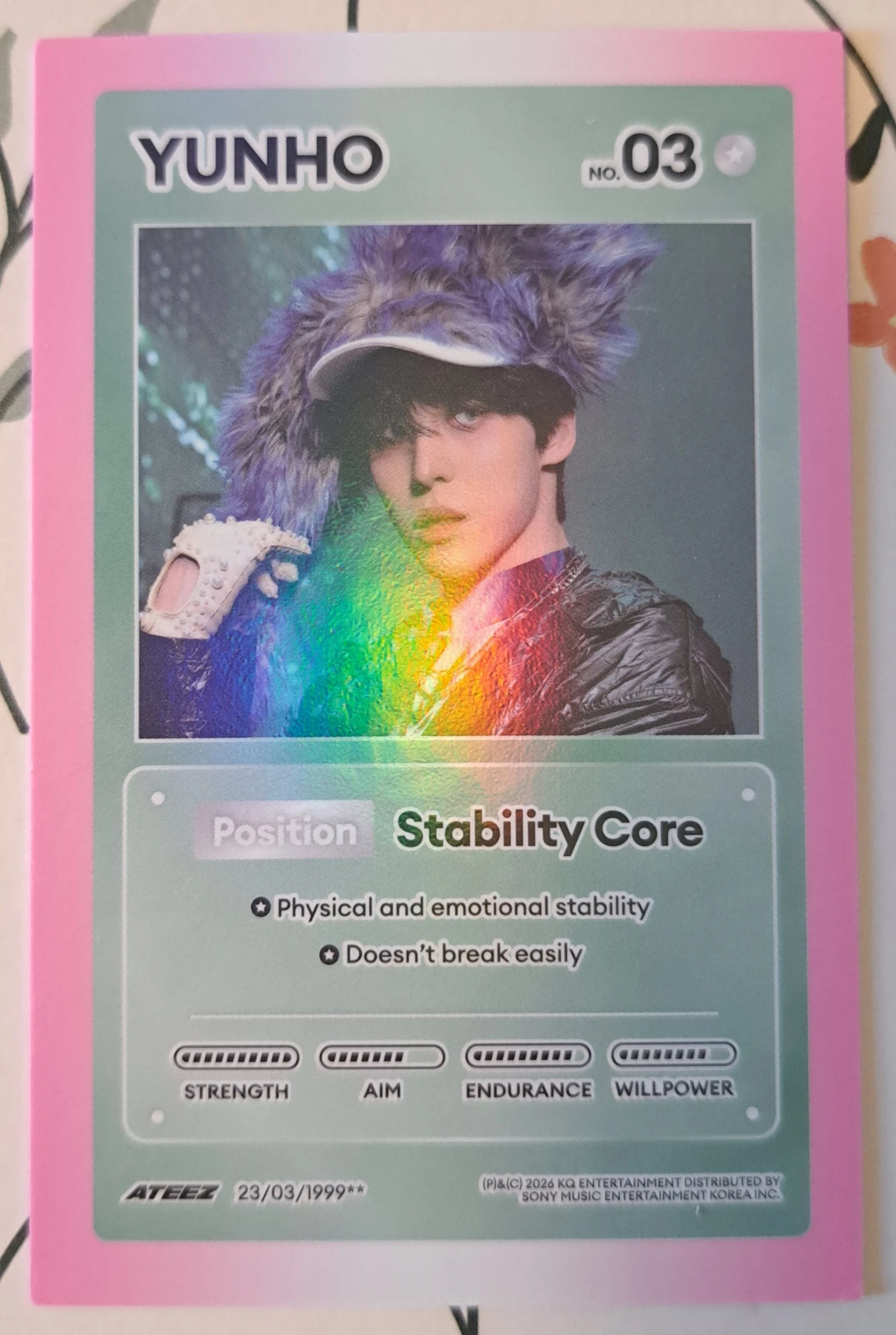 ATEEZ Yunho ATEEZ - Yunho - GOLDEN HOUR : Part.5 Album album photocard listing photo 2