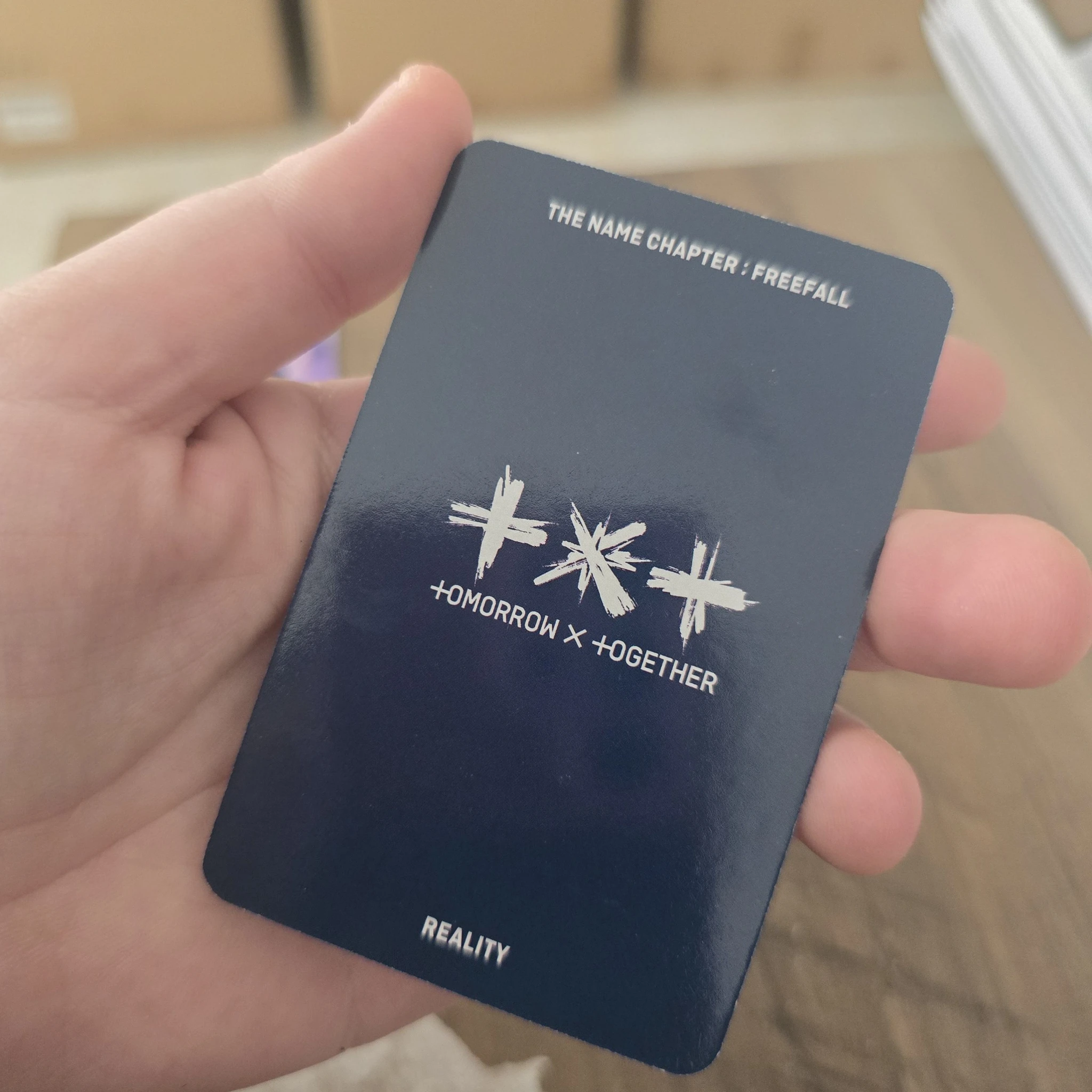 TOMORROW X TOGETHER Taehyun TOMORROW X TOGETHER - Taehyun - The Name Chapter: Freefall Album album photocard reality ver. listing photo 2