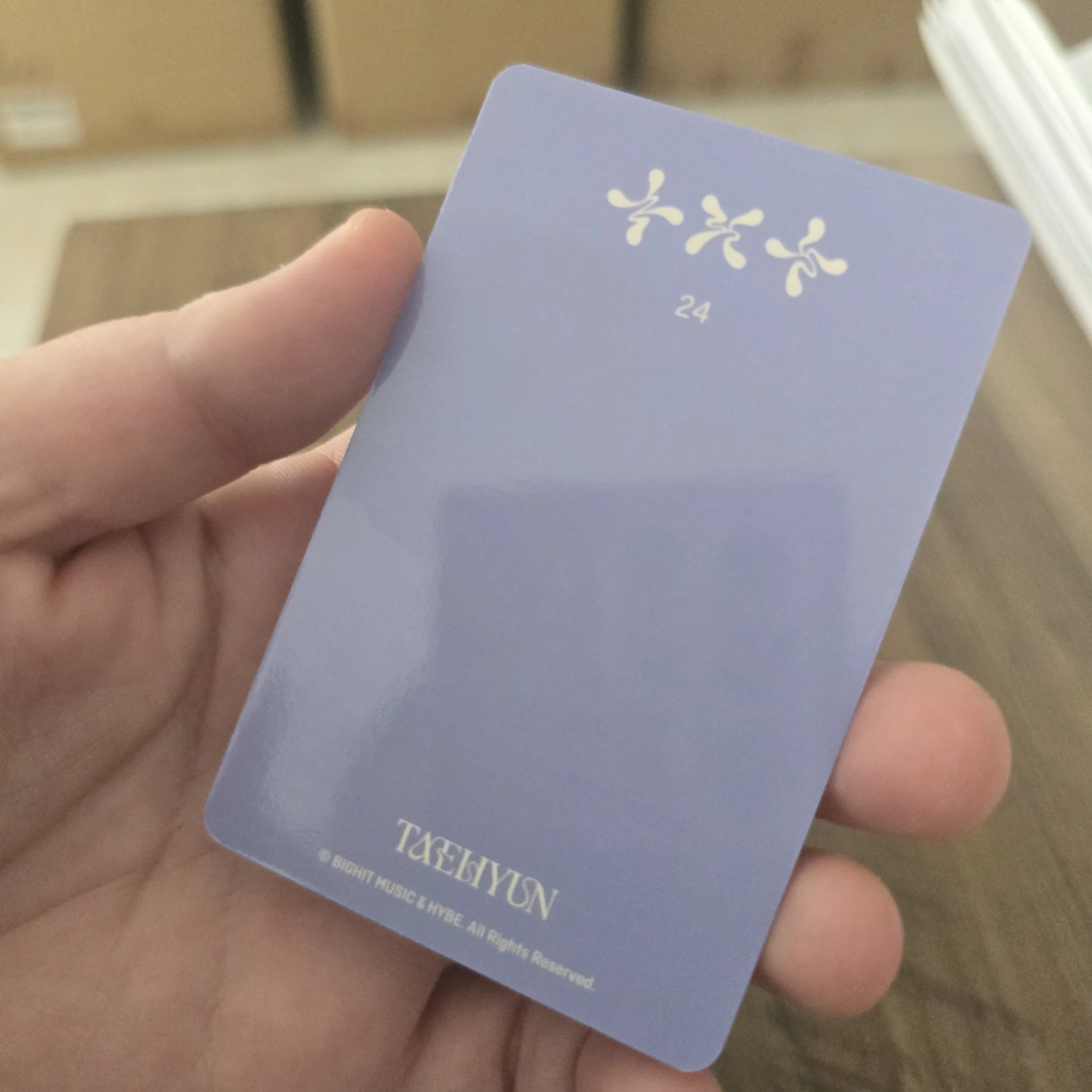 TOMORROW X TOGETHER Taehyun TOMORROW X TOGETHER - Taehyun - SWEET Album pop-up store weverse global shop (wvg) merch photocard trading card listing photo 2
