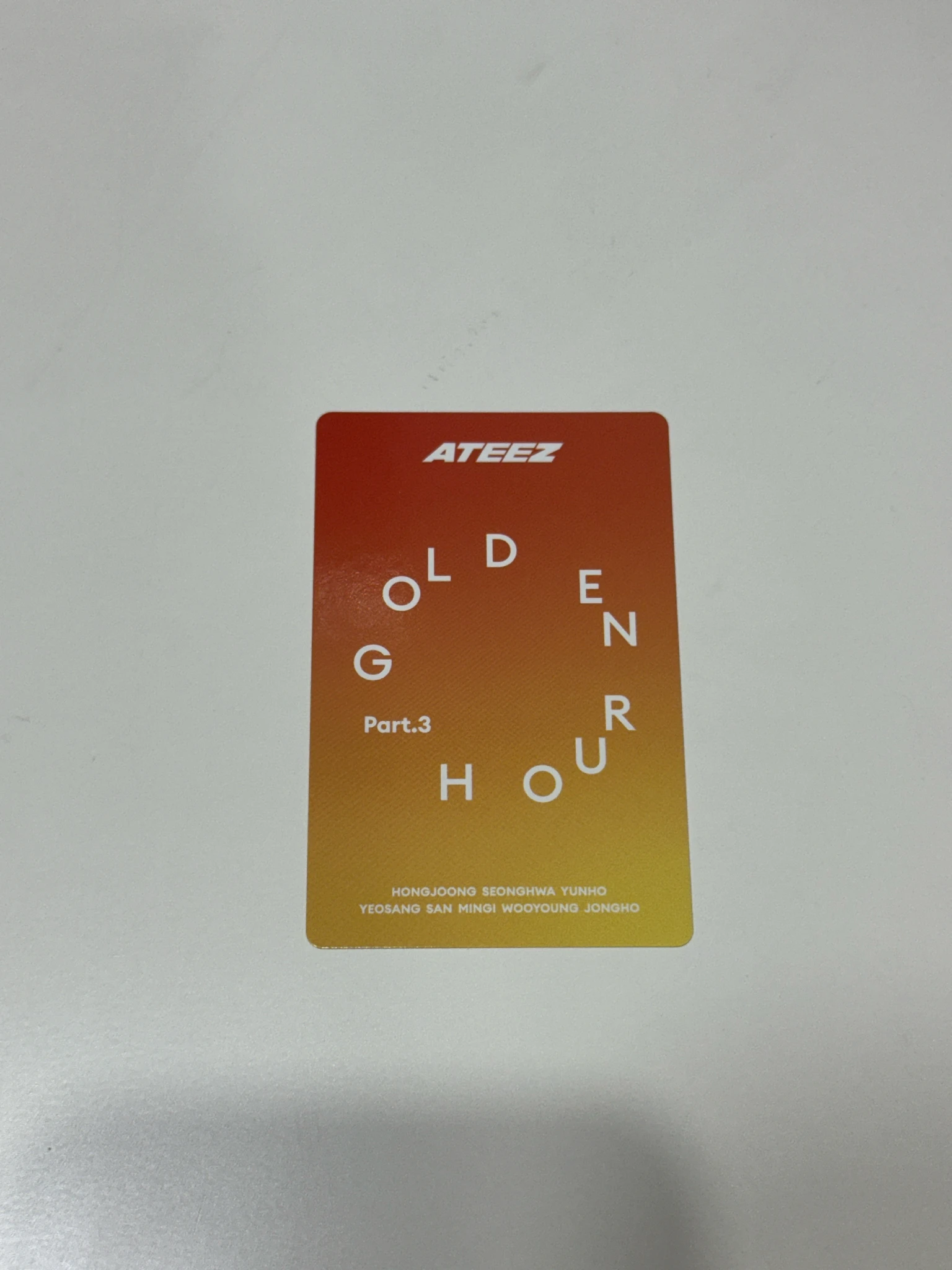 ATEEZ Mingi ATEEZ - Mingi - Golden Hour : Part.3 Album toktoq purchase benefit listing photo 2