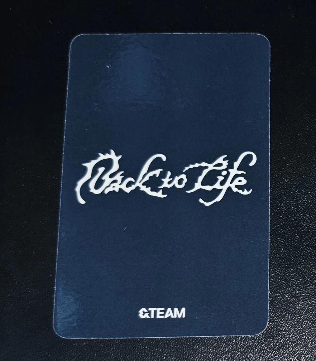 &TEAM Fuma &TEAM - Fuma - Back to Life Album A version album photocard roar version listing photo 2