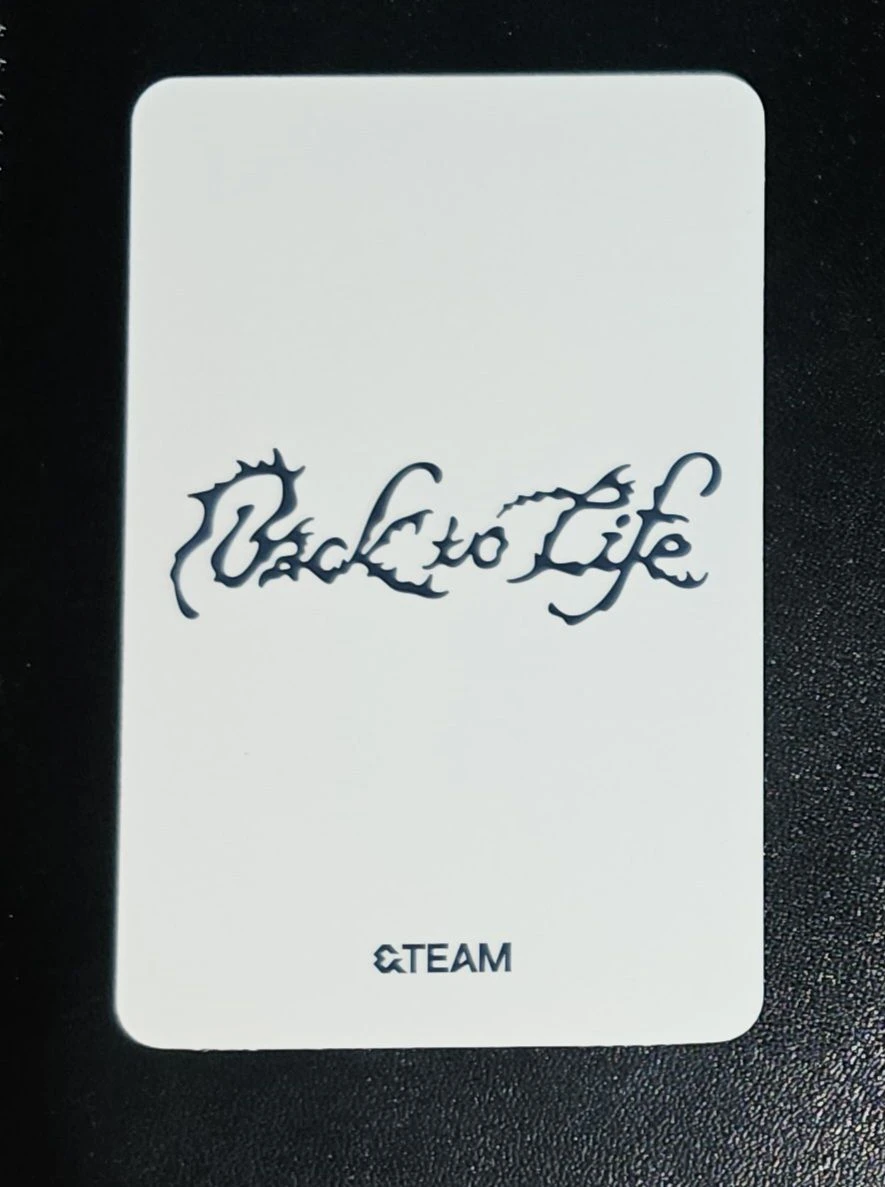 &TEAM Maki &TEAM - Maki - Back to Life  Album album photocard roar version B version listing photo 2