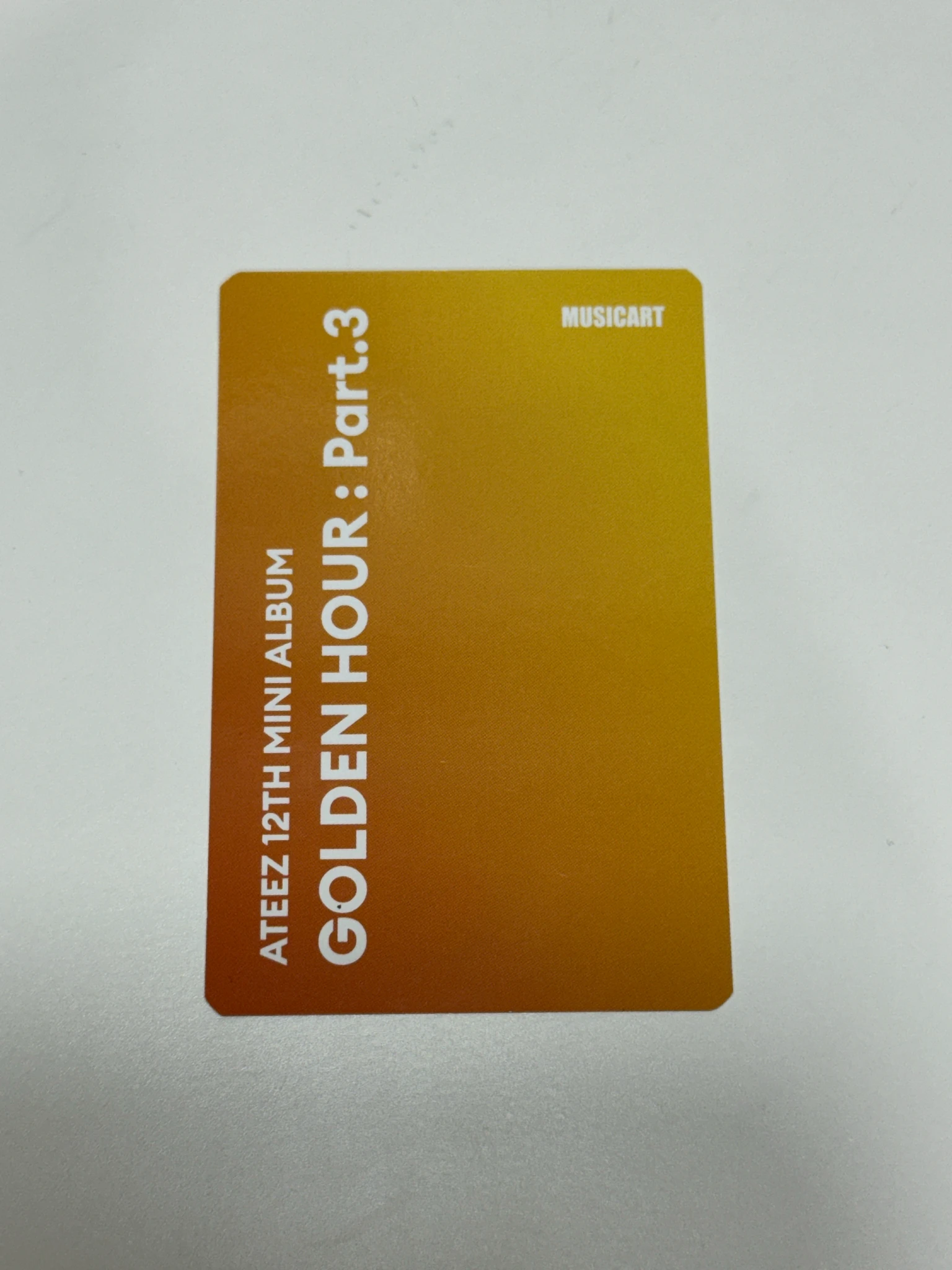 ATEEZ Yunho ATEEZ - Yunho - Golden Hour : Part.3 Album apple music lucky draw line friends trading card soundwave pob (pre-order benefit) everline makestar listing photo 2