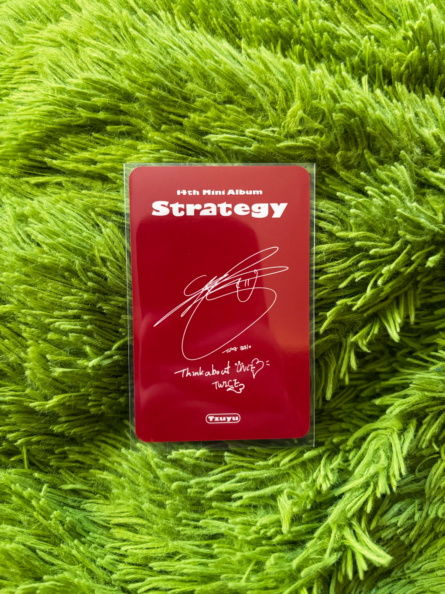 TWICE Tzuyu TWICE - Tzuyu - STRATEGY Album album photocard listing photo 2