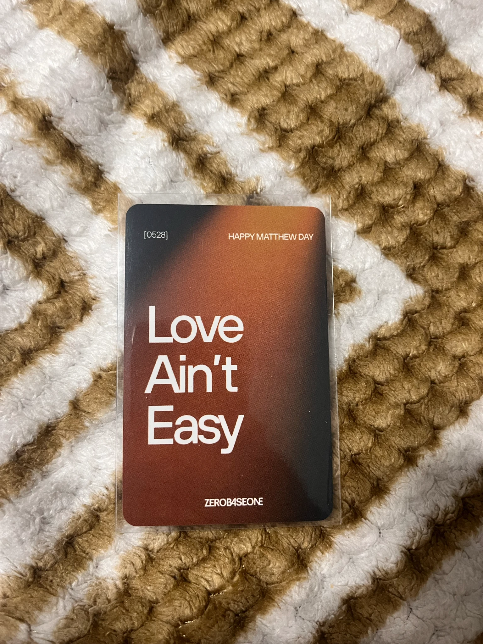 ZEROBASEONE Matthew ZEROBASEONE - Matthew - SEOK MATTHEW BIRTHDAY EXHIBITION <Love Ain't Easy> Event entrance / attendance benefit listing photo 2