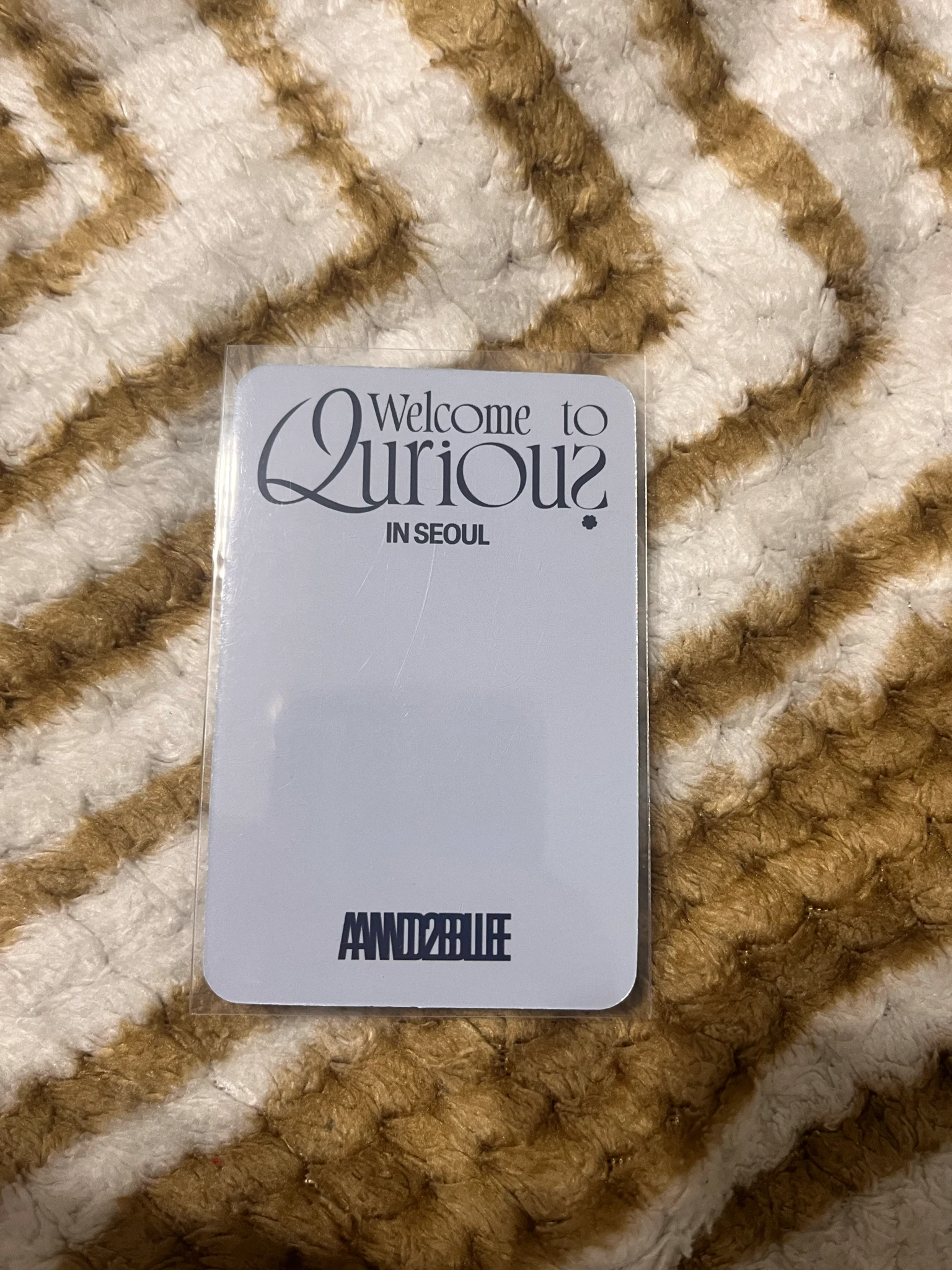 AND2BLE Seungeon AND2BLE - Seungeon - 2026 AND2BLE SHOW CONCERT: Welcome to Qurious Event entrance / attendance benefit day 1 seoul listing photo 2