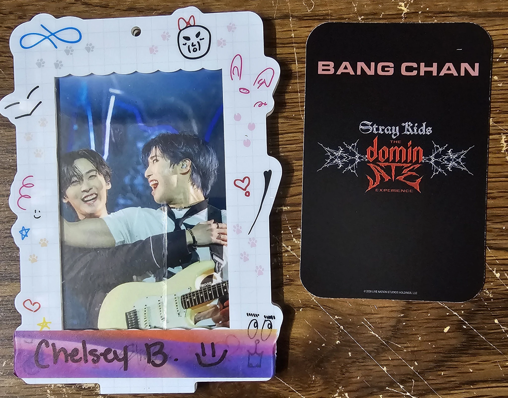 Stray Kids Bang Chan Stray Kids - Bang Chan - Stray Kids : The dominATE Experience Event photocard set listing photo 2