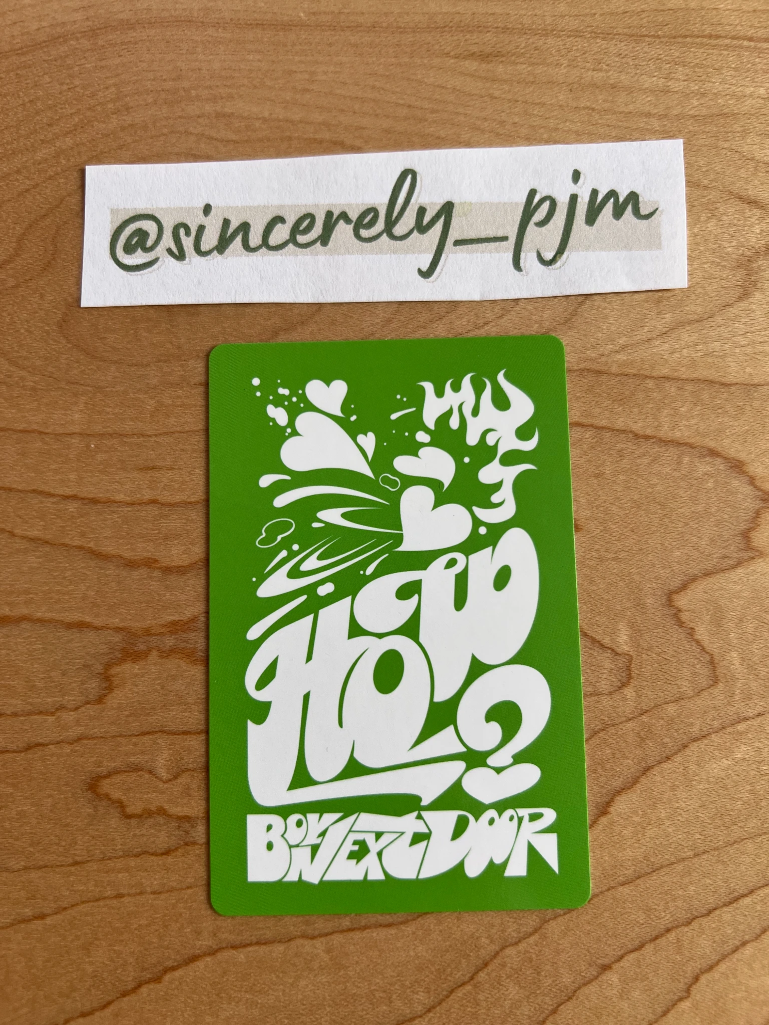 BOYNEXTDOOR Riwoo BOYNEXTDOOR - Riwoo - HOW? Album album photocard wind version A version listing photo 2