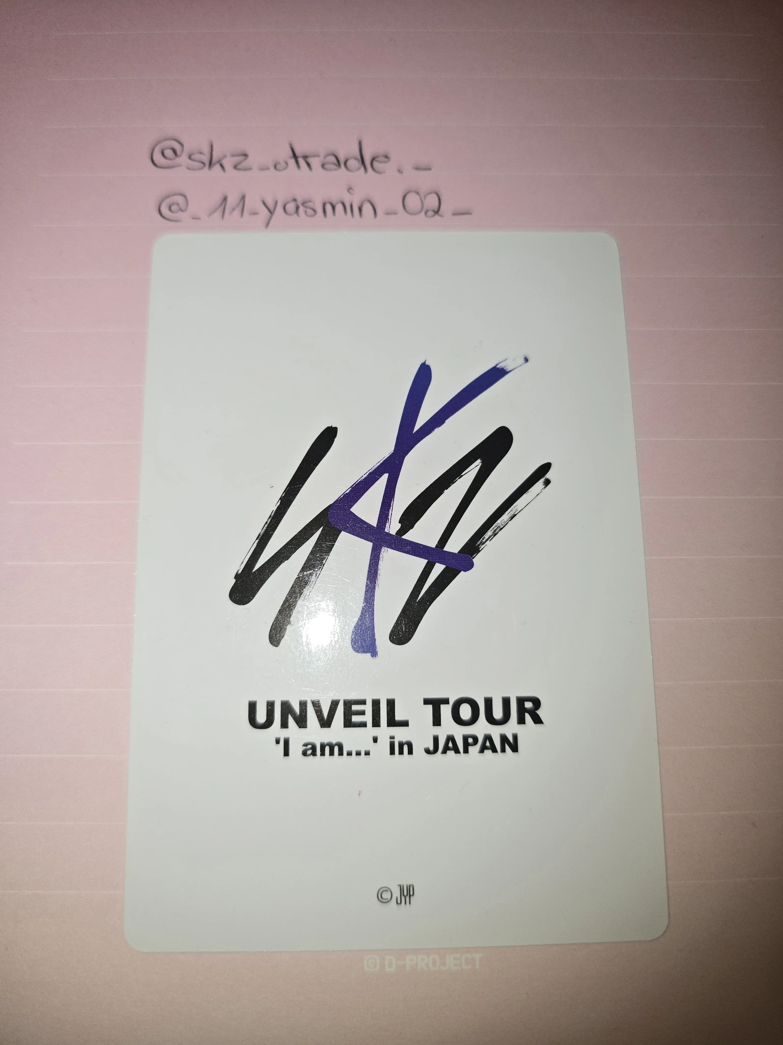 Stray Kids Felix Stray Kids - Felix - UNVEIL TOUR ‘I am…’ Event merch photocard random photocard japan listing photo 2