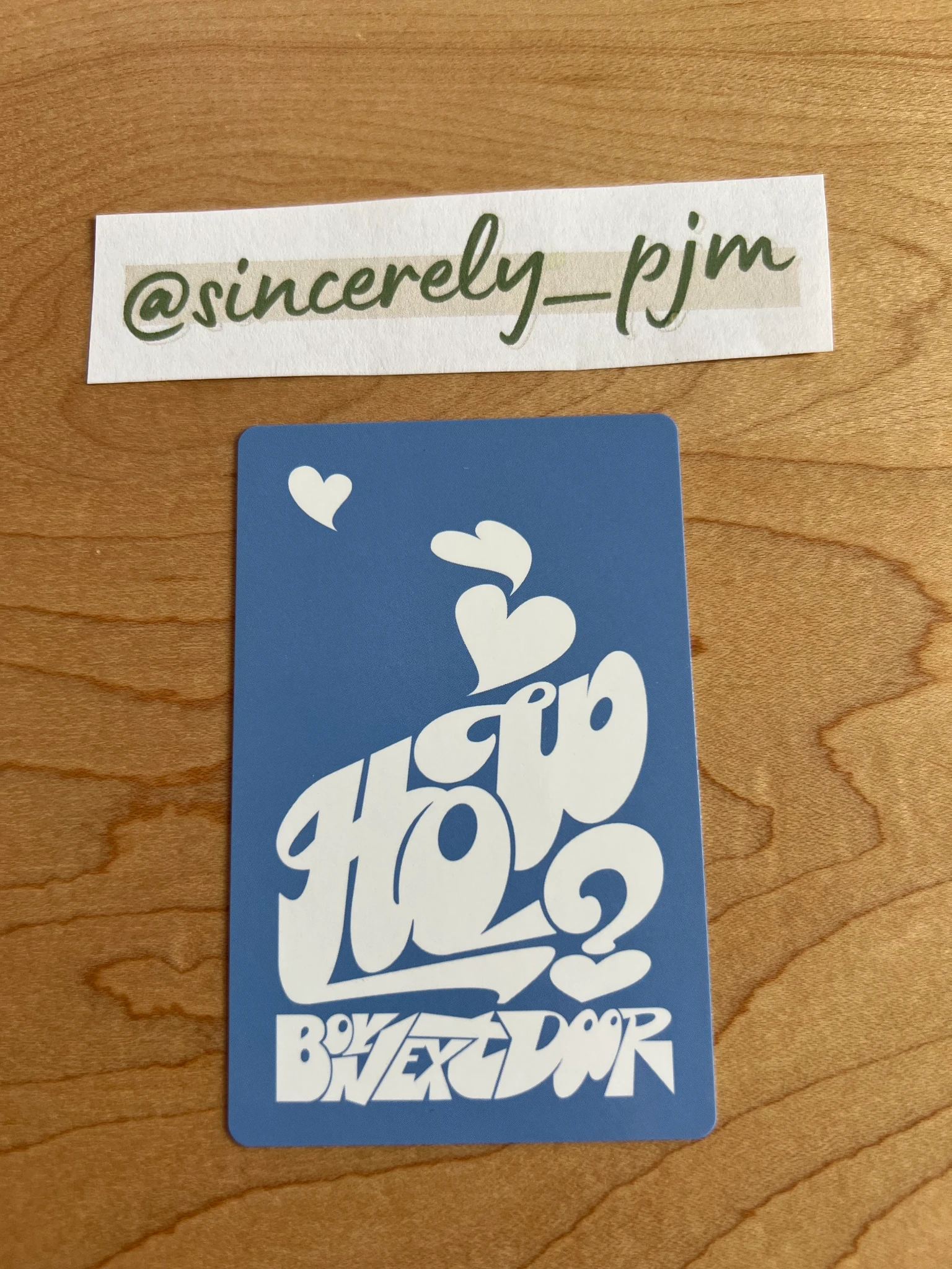 BOYNEXTDOOR Taesan BOYNEXTDOOR - Taesan - HOW? Album album photocard earth version A version listing photo 2