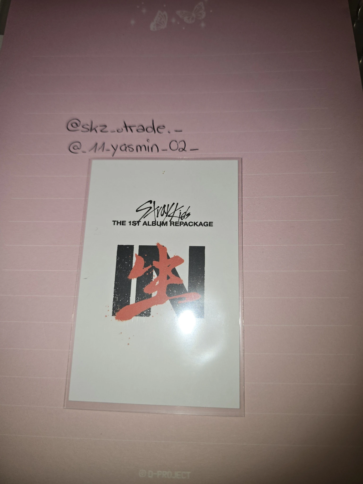 Stray Kids HAN Stray Kids - HAN - In Life Album pre-order benefit (pob) withdrama standard version holographic (hologram) listing photo 2