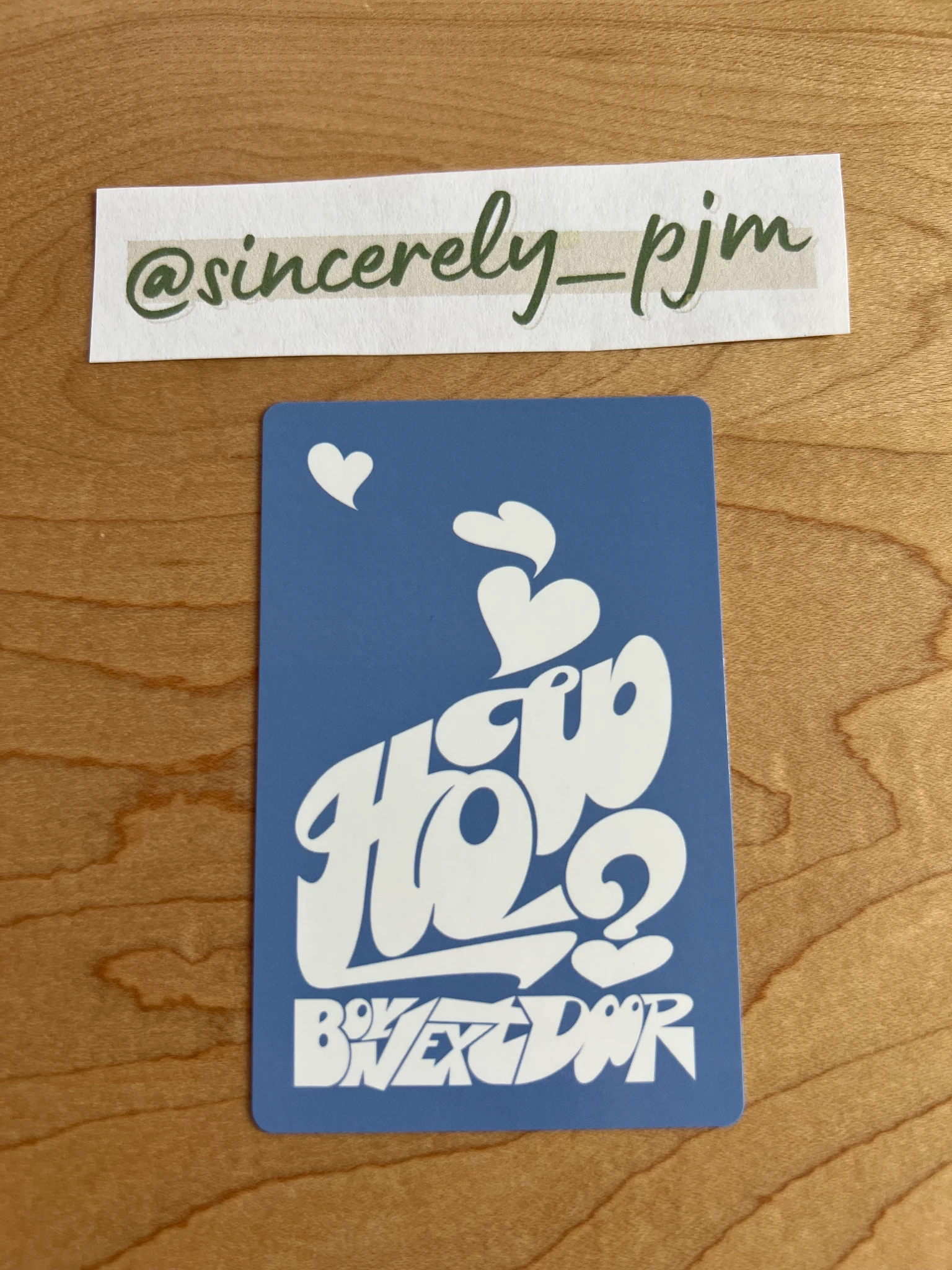 BOYNEXTDOOR Woonhak BOYNEXTDOOR - Woonhak - HOW? Album album photocard earth version A version listing photo 2