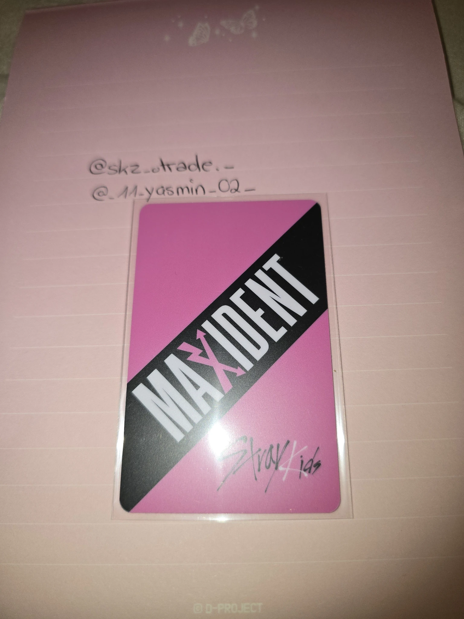 Stray Kids HAN Stray Kids - HAN - Maxident Album soundwave lucky draw round 1 pvc card listing photo 2