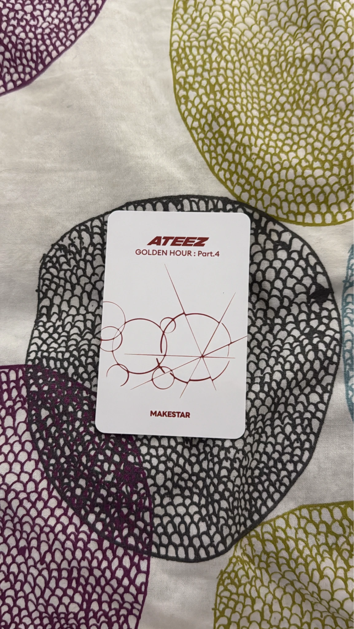ATEEZ Mingi ATEEZ - Mingi - Golden Hour : Part.4 Album makestar lucky draw listing photo 2