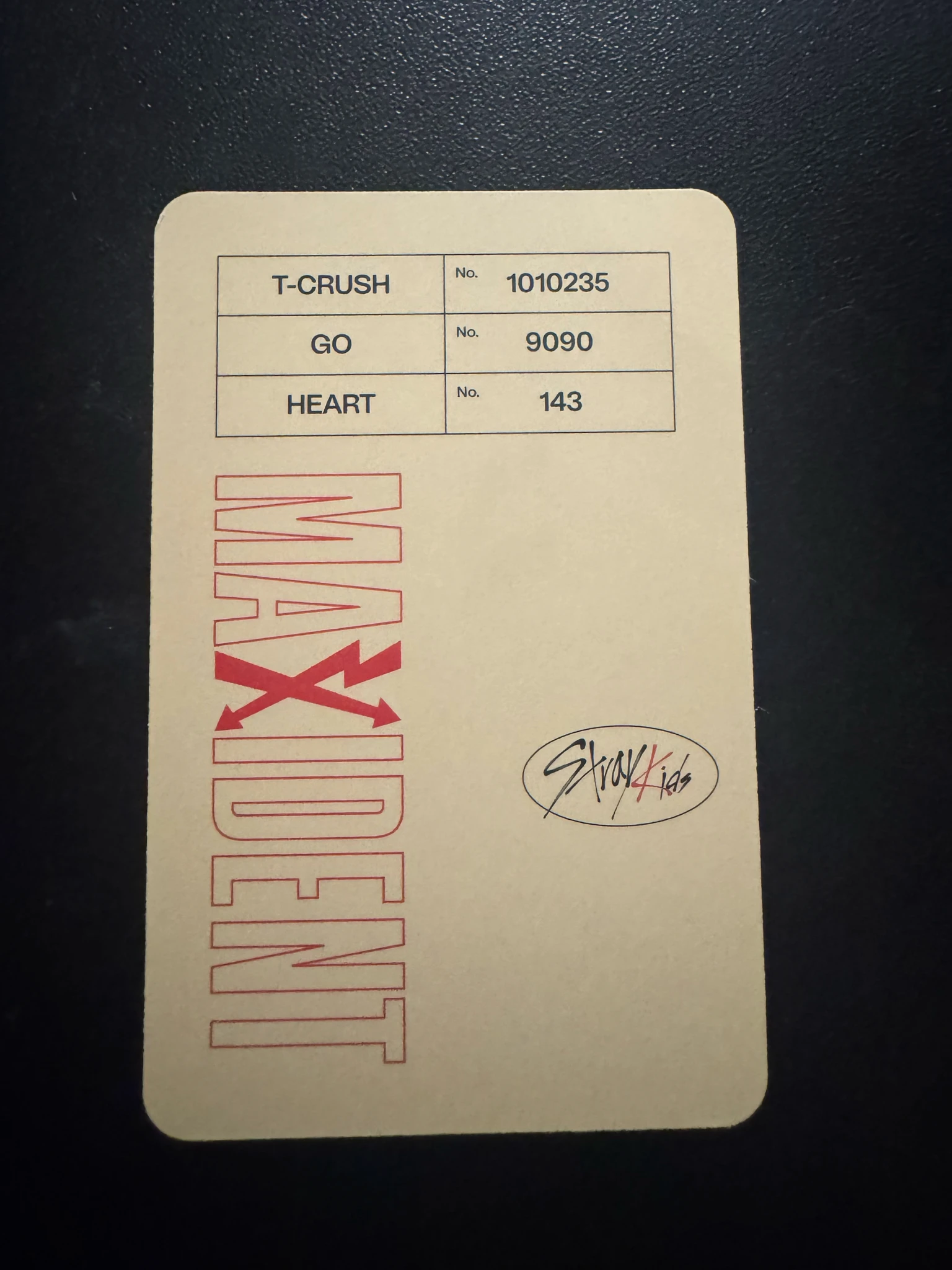 Stray Kids Seungmin Stray Kids - Seungmin - Maxident Album album photocard paper case version listing photo 2