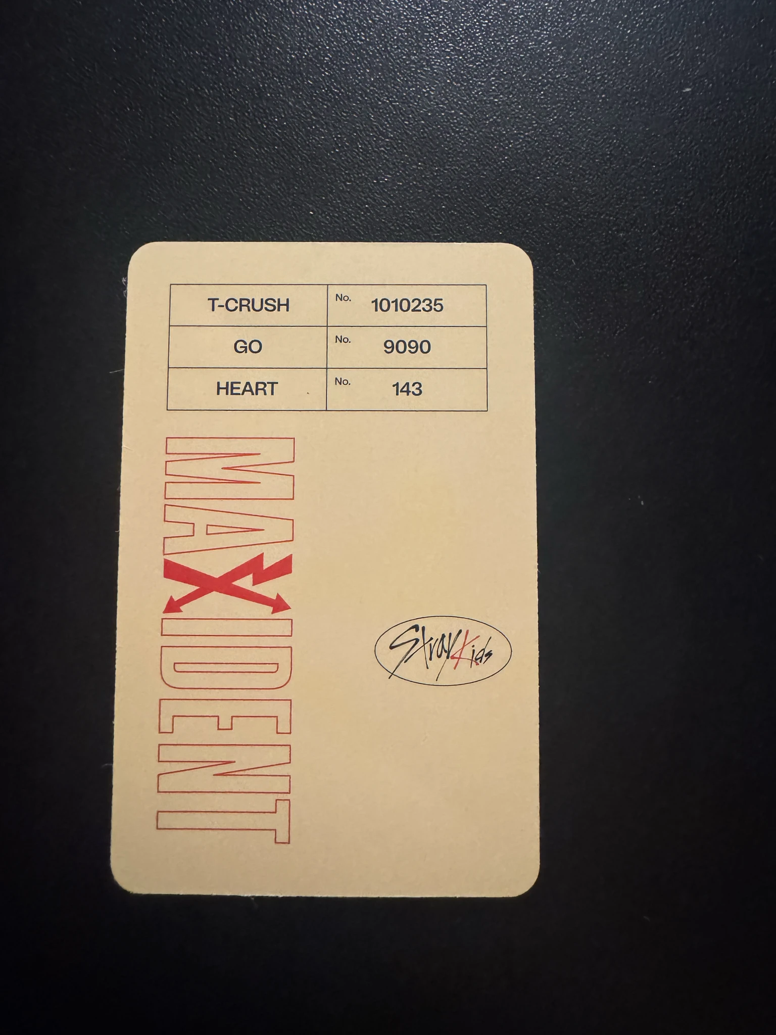 Stray Kids Seungmin Stray Kids - Seungmin - Maxident Album album photocard paper case version listing photo 2