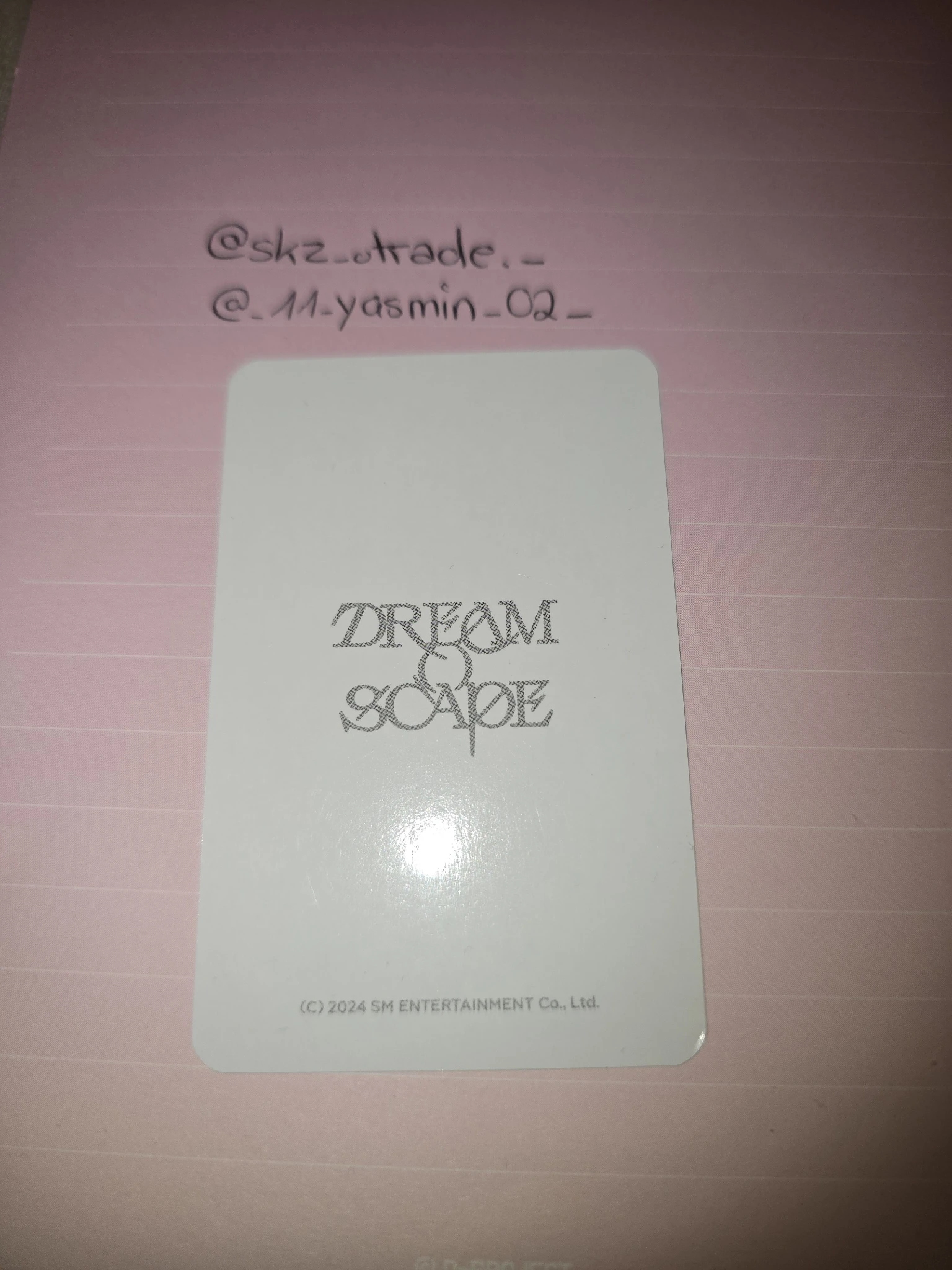 NCT DREAM Mark NCT DREAM - Mark - THE DREAM SHOW 3 : DREAM()SCAPE Event fortune card tour merch merch photocard listing photo 2