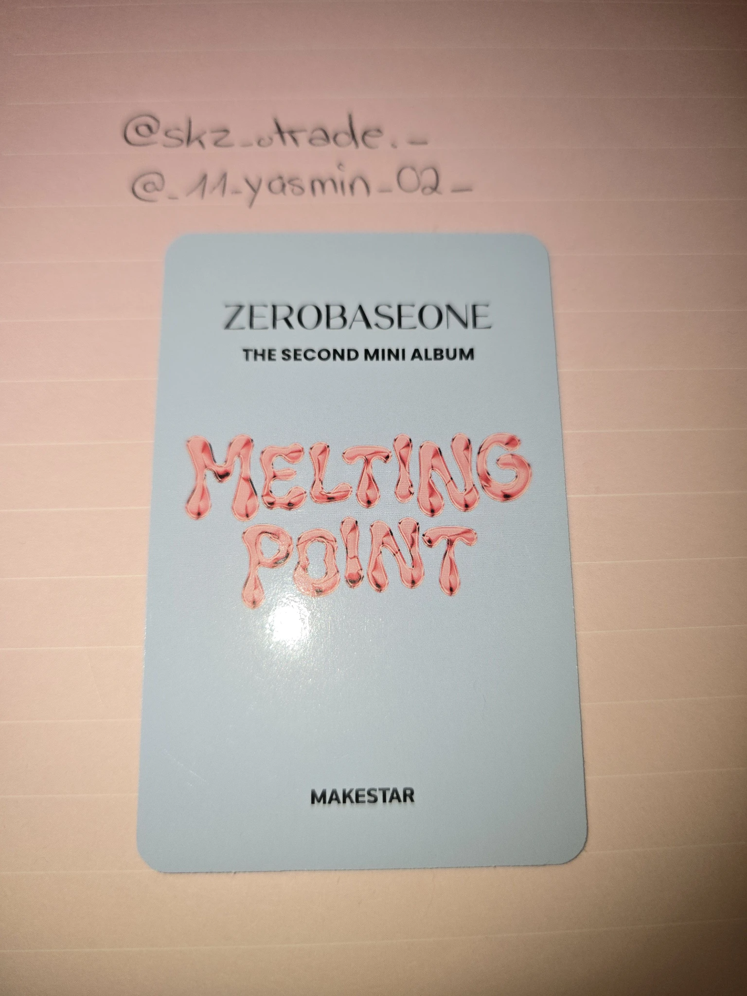 ZEROBASEONE Yujin ZEROBASEONE - Yujin - Melting Point Album makestar video call (fancall) listing photo 2